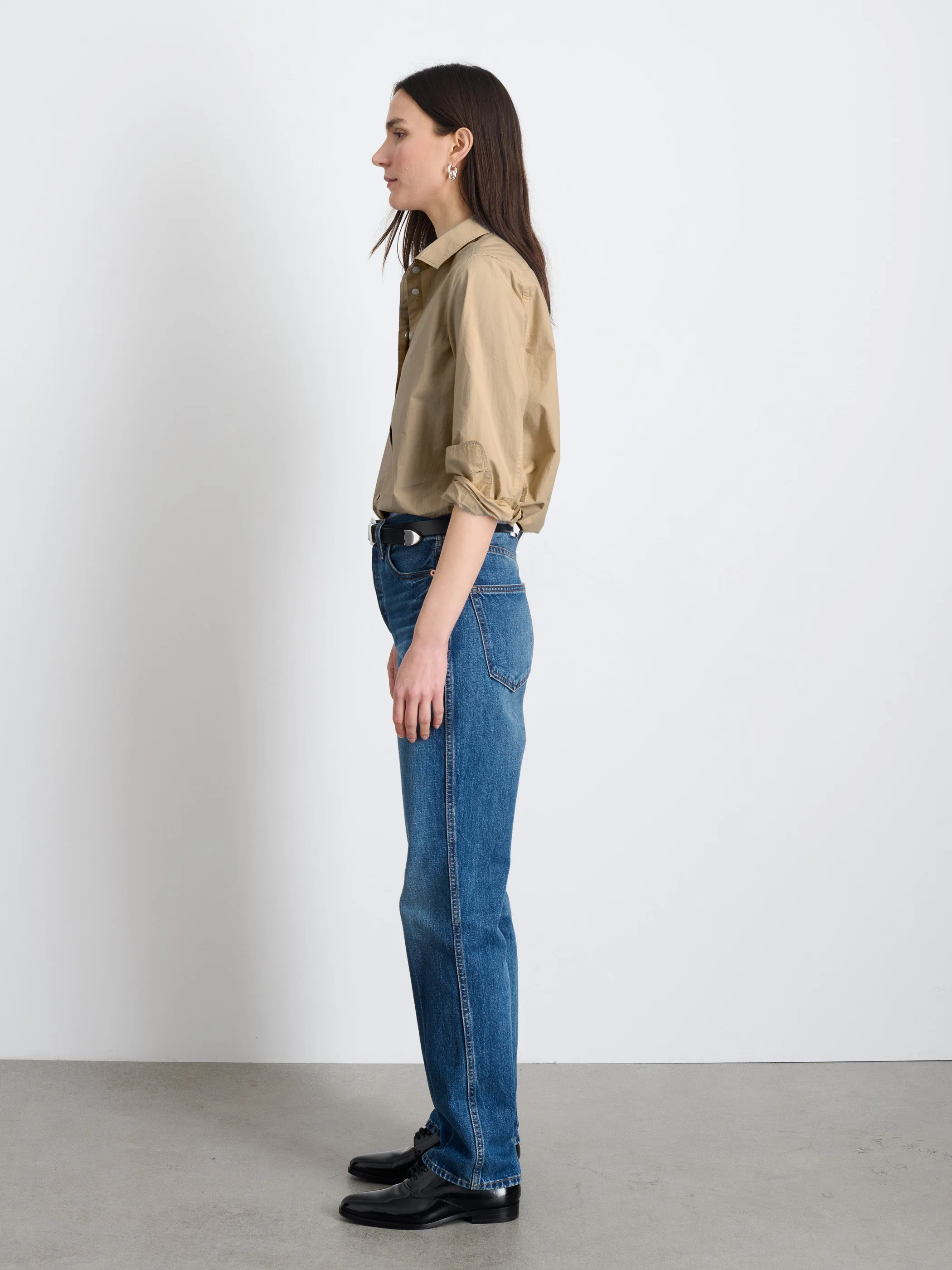 Val Shirt in Poplin sold by Alex Mill product image thumbnail 4