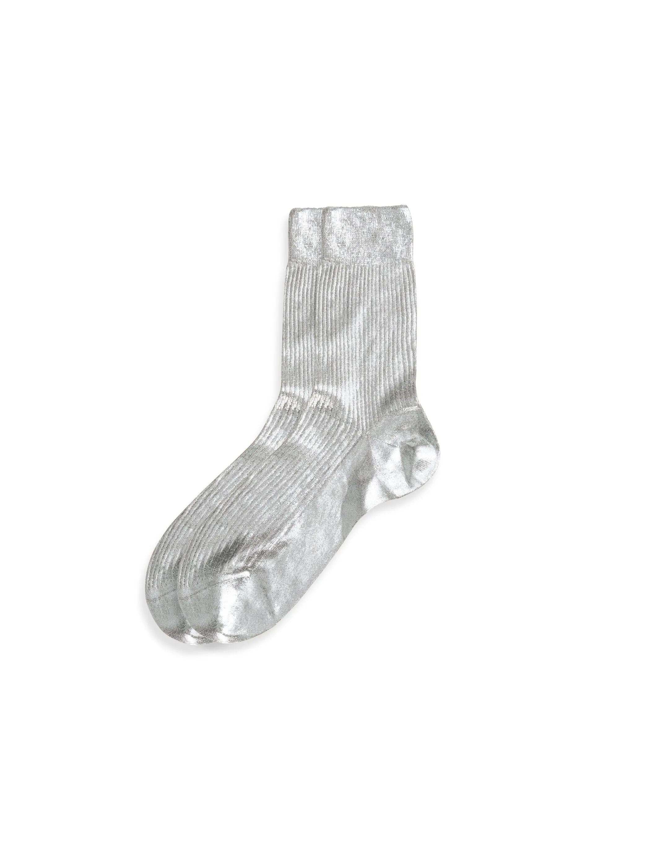 Maria La Rosa Ribbed Laminated Socks sold by Alex Mill