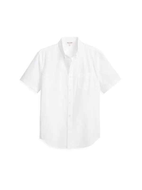 Short Sleeve Mill Shirt in Cotton sold by Alex Mill