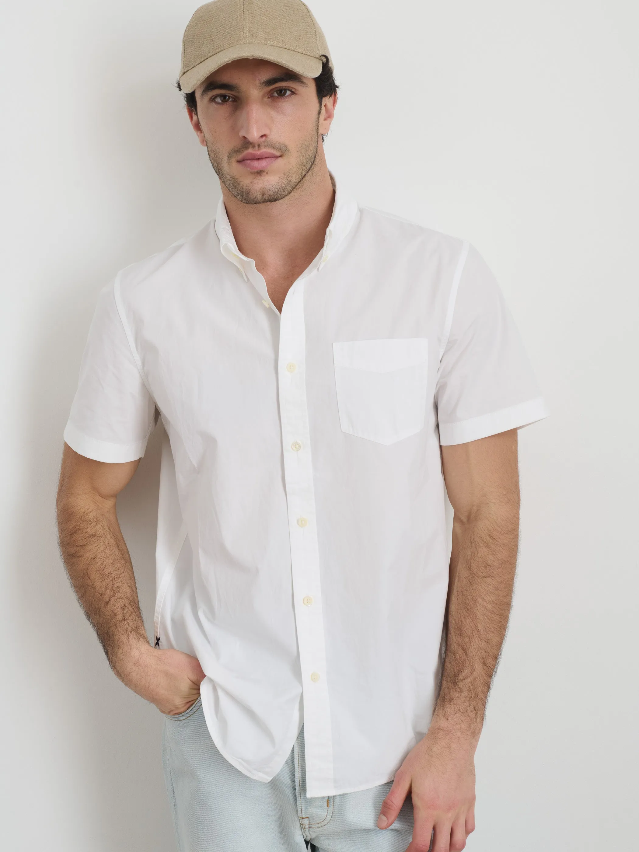 Short Sleeve Mill Shirt in Cotton sold by Alex Mill product image thumbnail 4
