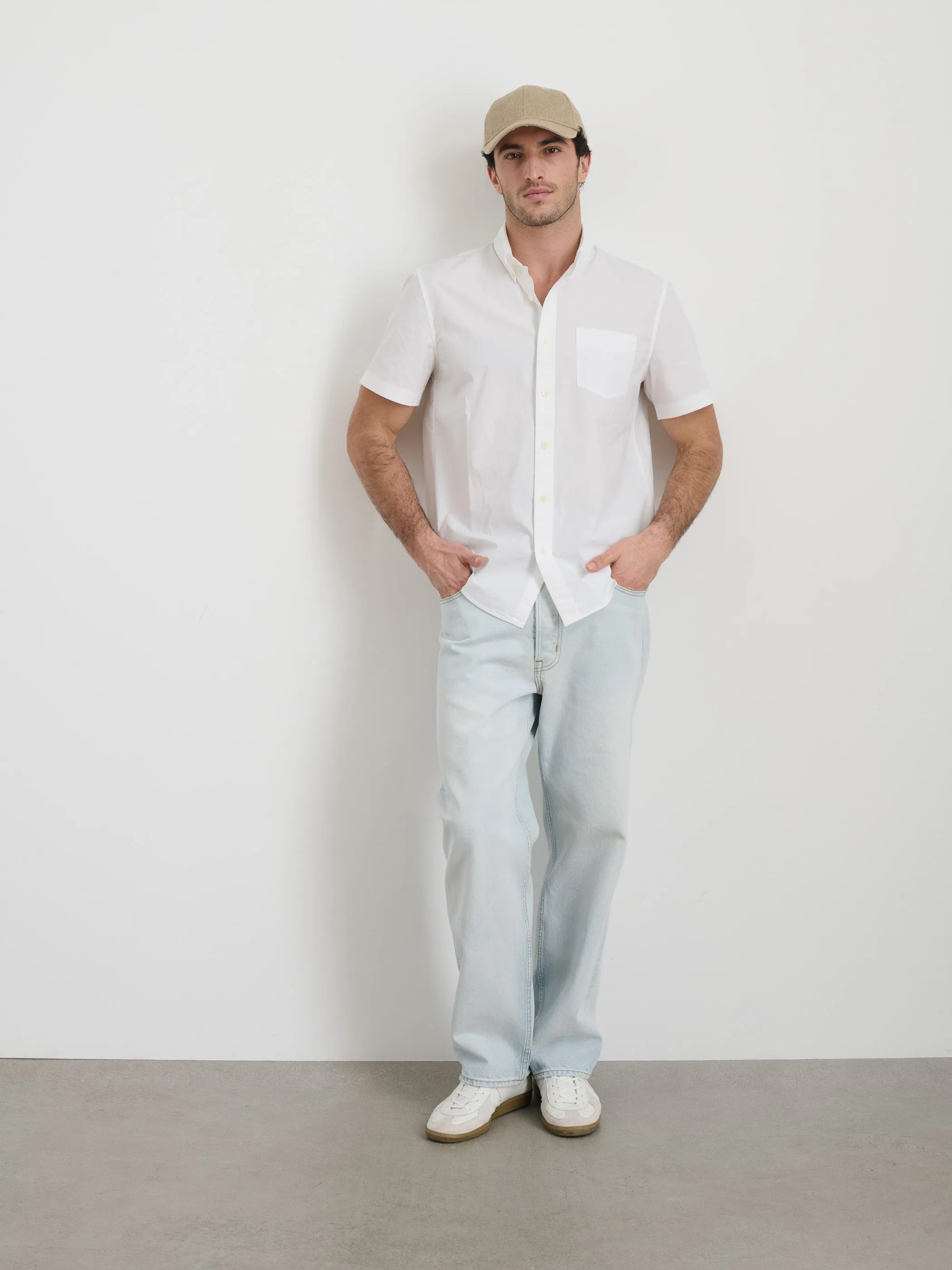 Short Sleeve Mill Shirt in Cotton sold by Alex Mill product image thumbnail 3