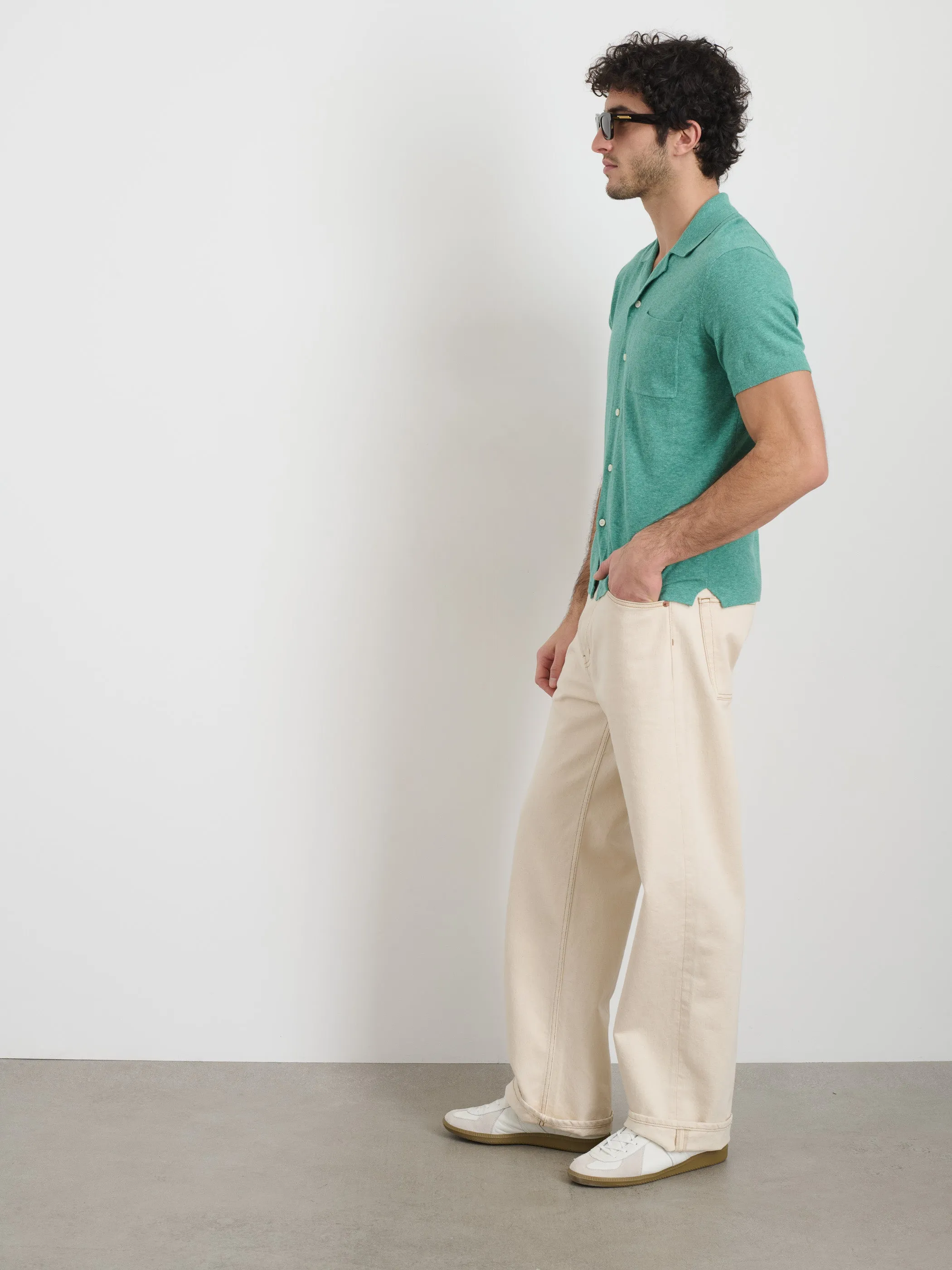 Aldrich Knit Shirt in Hemp Cotton sold by Alex Mill product image thumbnail 4