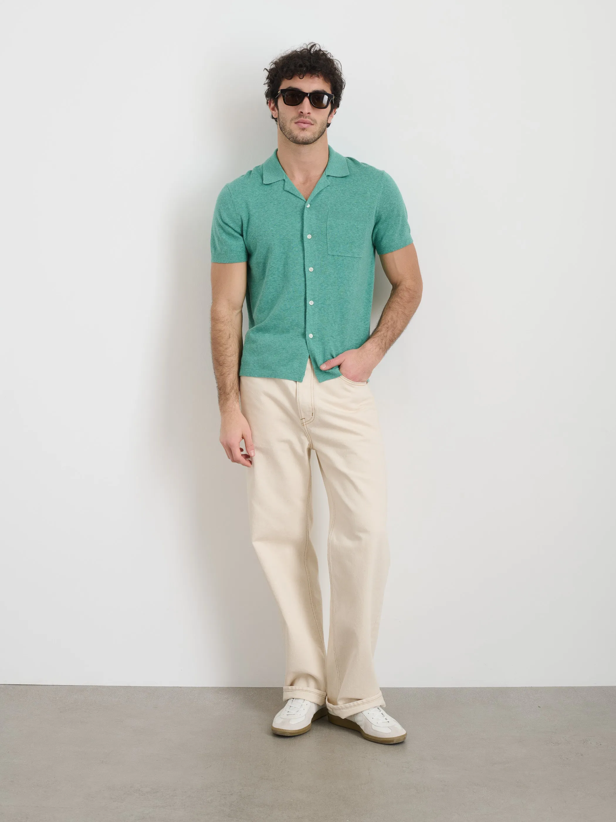 Aldrich Knit Shirt in Hemp Cotton sold by Alex Mill product image thumbnail 3