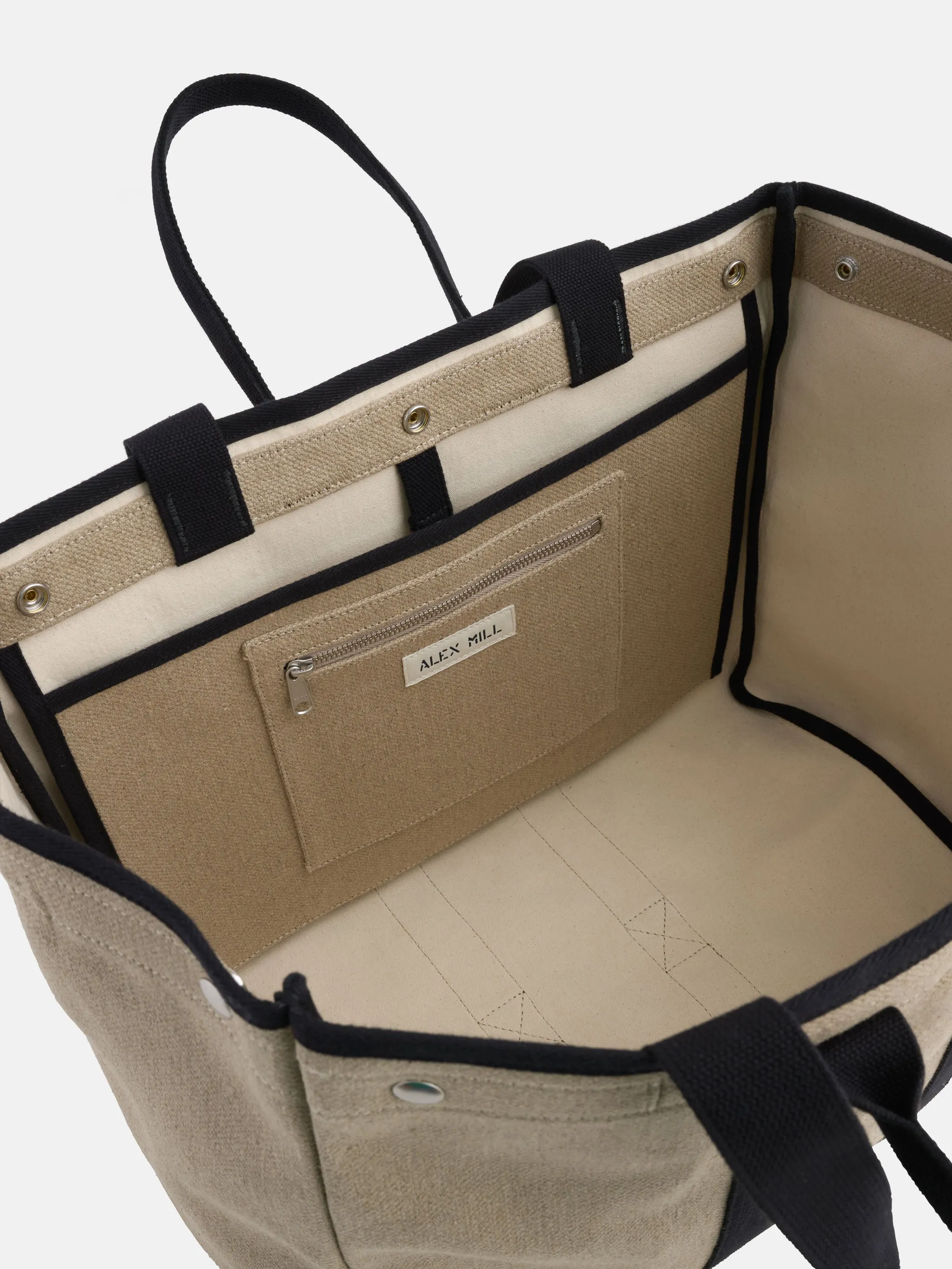 The Perfect Weekend Tote in Hemp Canvas sold by Alex Mill product image thumbnail 3