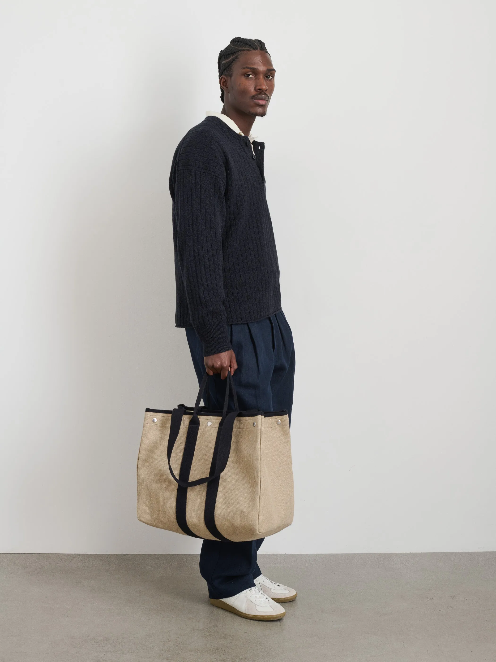 The Perfect Weekend Tote in Hemp Canvas sold by Alex Mill product image thumbnail 5