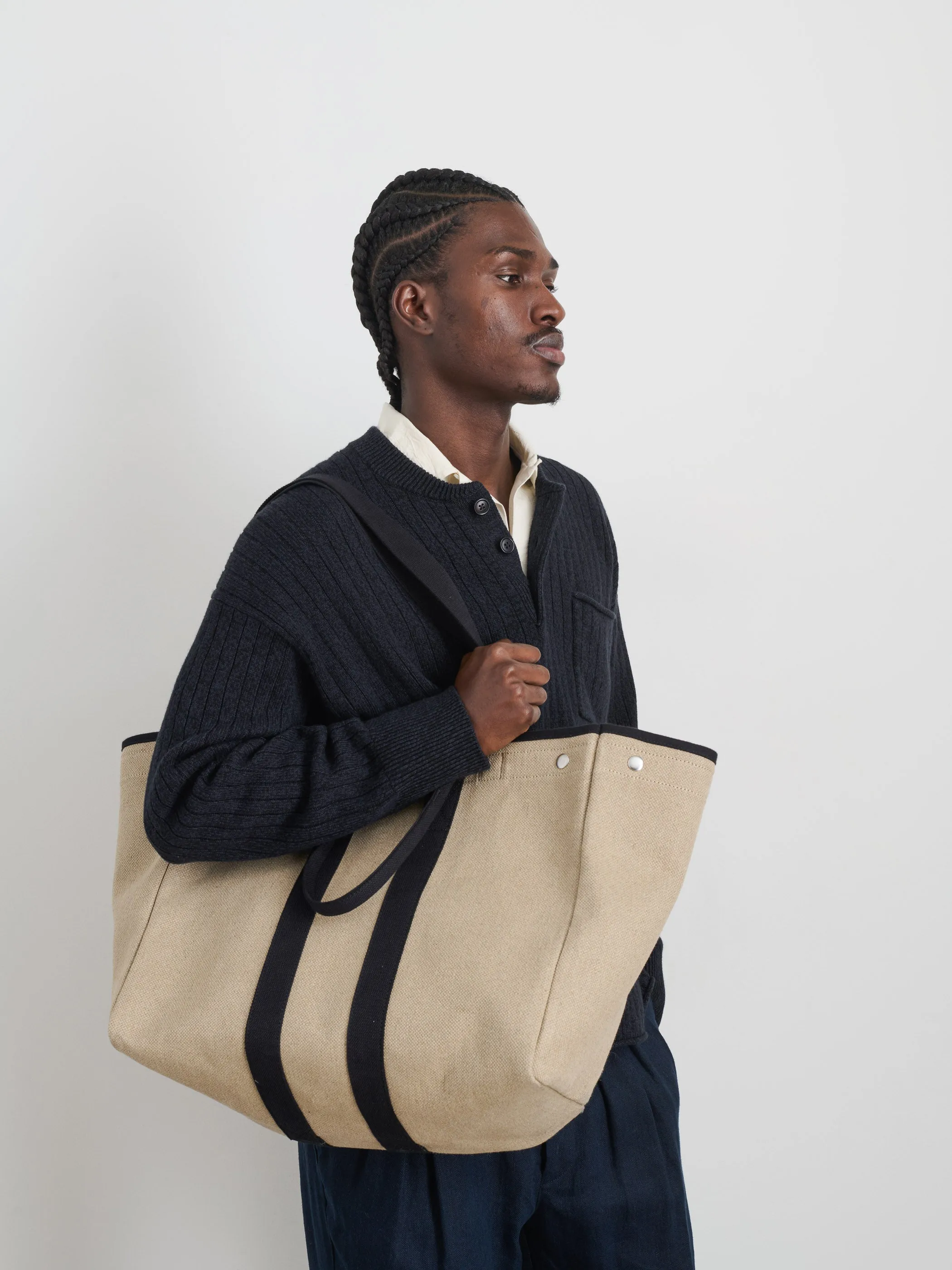The Perfect Weekend Tote in Hemp Canvas sold by Alex Mill product image thumbnail 4