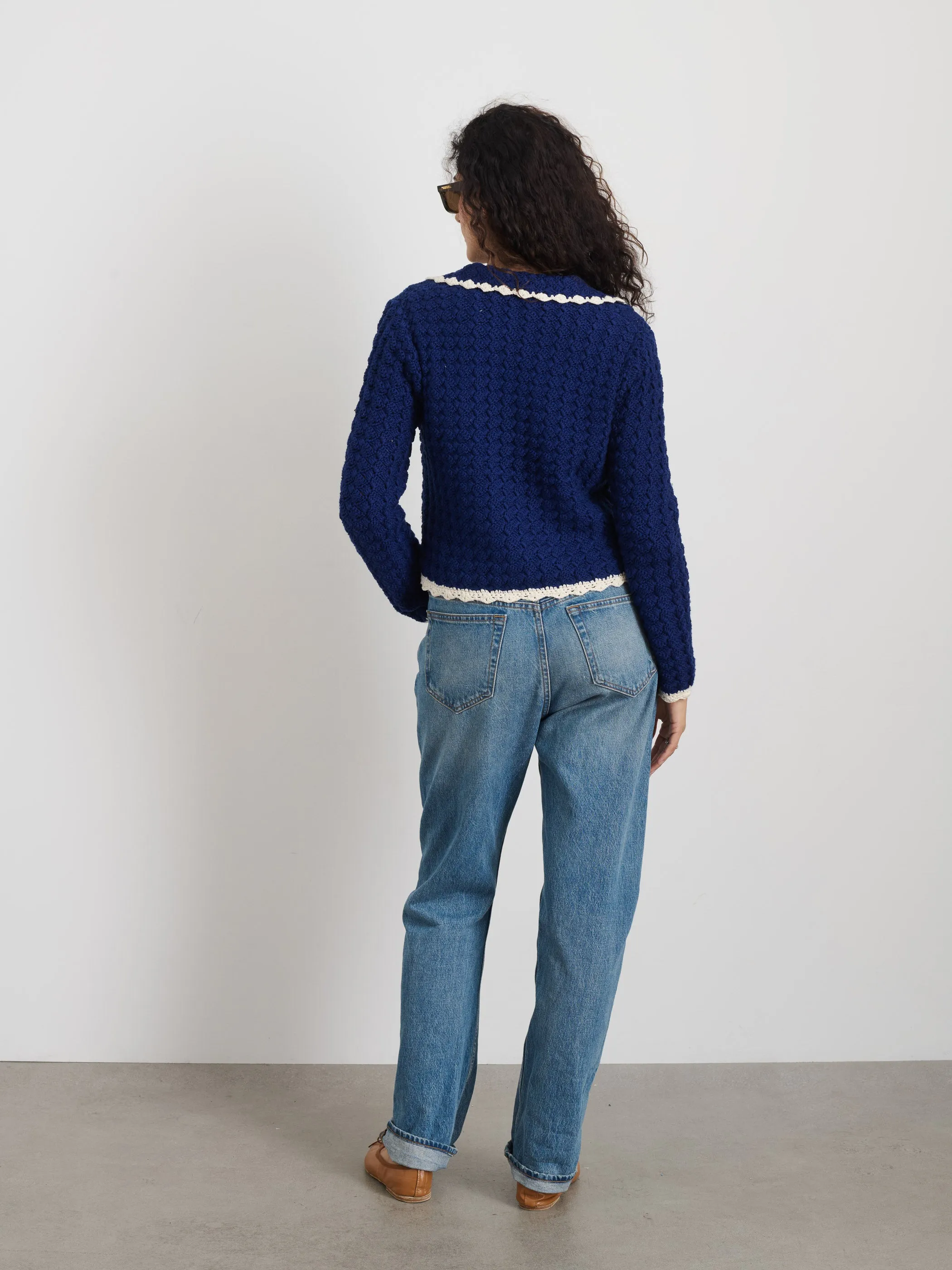 Molly Hand-Crochet Cardigan sold by Alex Mill product image thumbnail 5