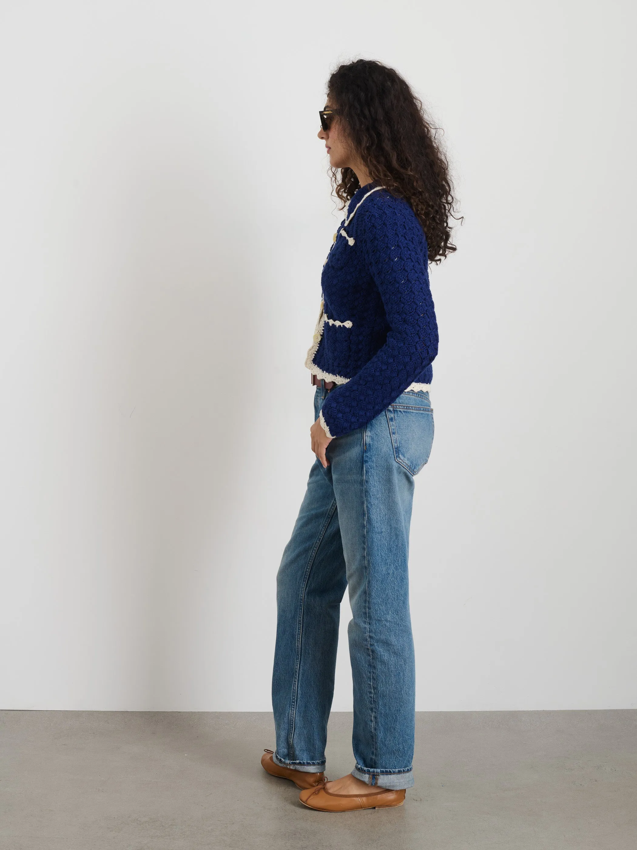 Molly Hand-Crochet Cardigan sold by Alex Mill product image thumbnail 4