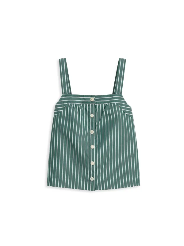 Montauk Striped Tank In Cotton sold by Alex Mill
