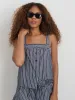 Montauk Striped Tank In Cotton sold by Alex Mill