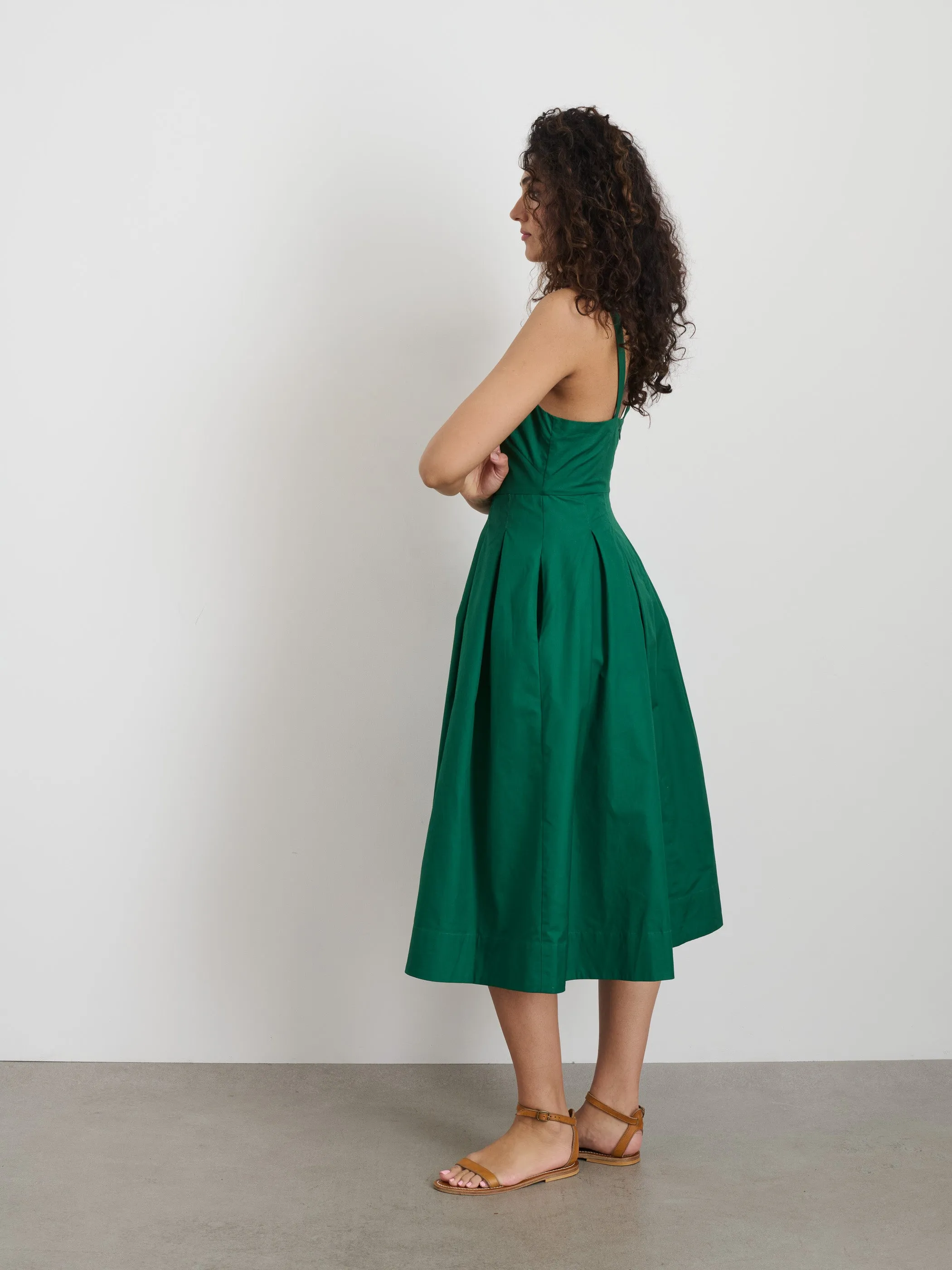 Abby Dress In Cotton Poplin sold by Alex Mill product image thumbnail 4
