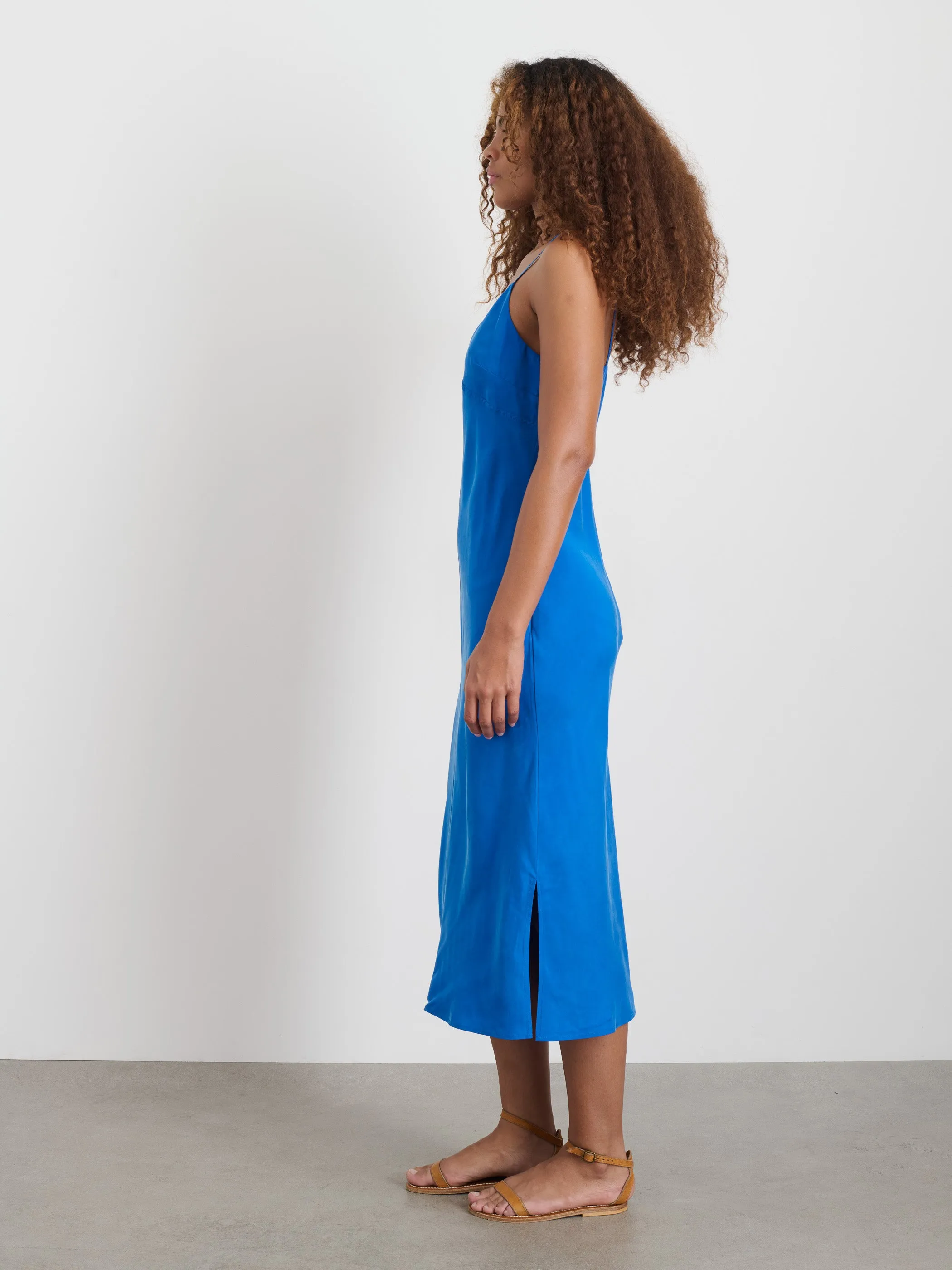 Carly Cami Dress In Cupro sold by Alex Mill product image thumbnail 4