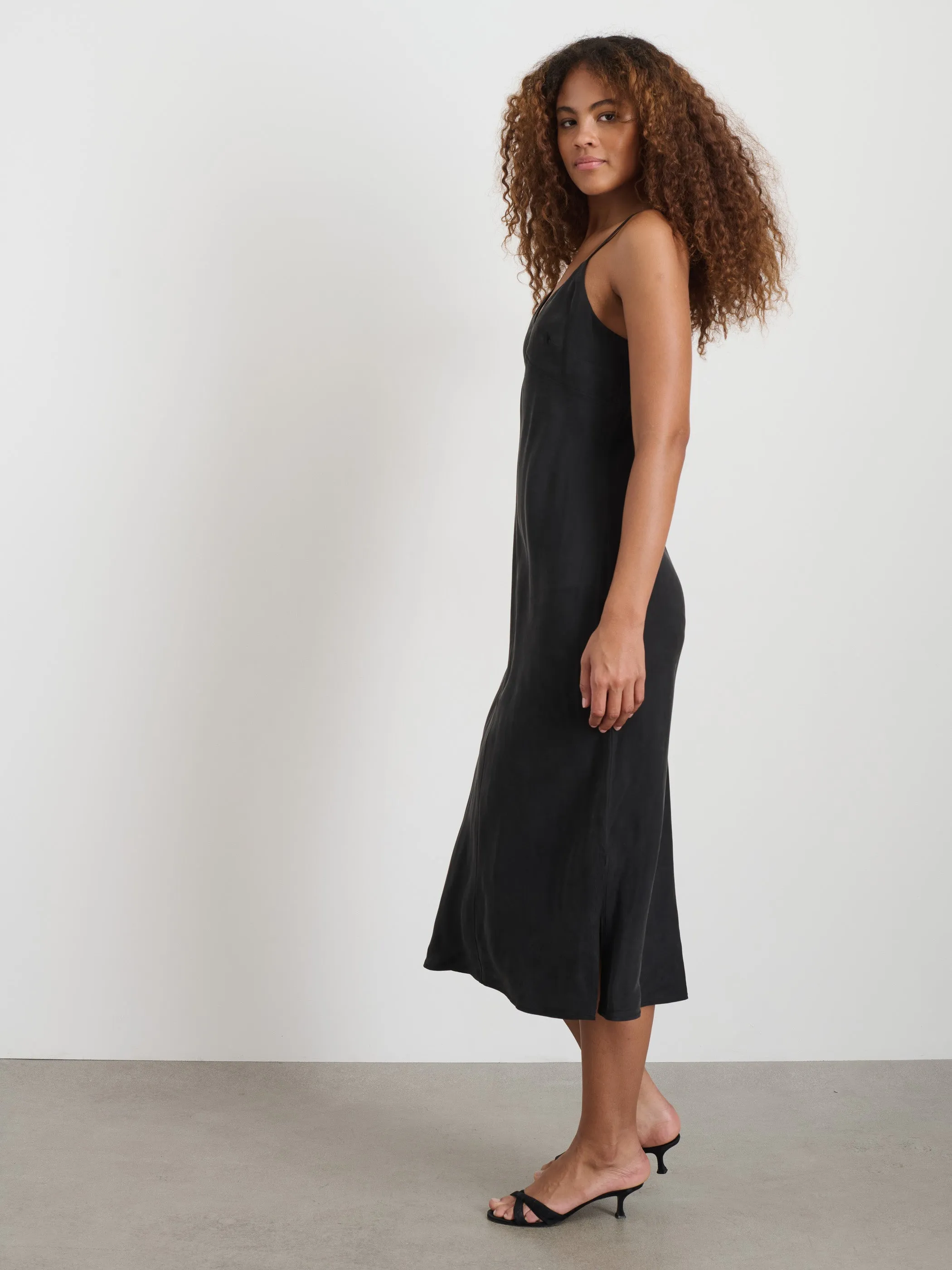 Carly Cami Dress In Cupro sold by Alex Mill product image thumbnail 5