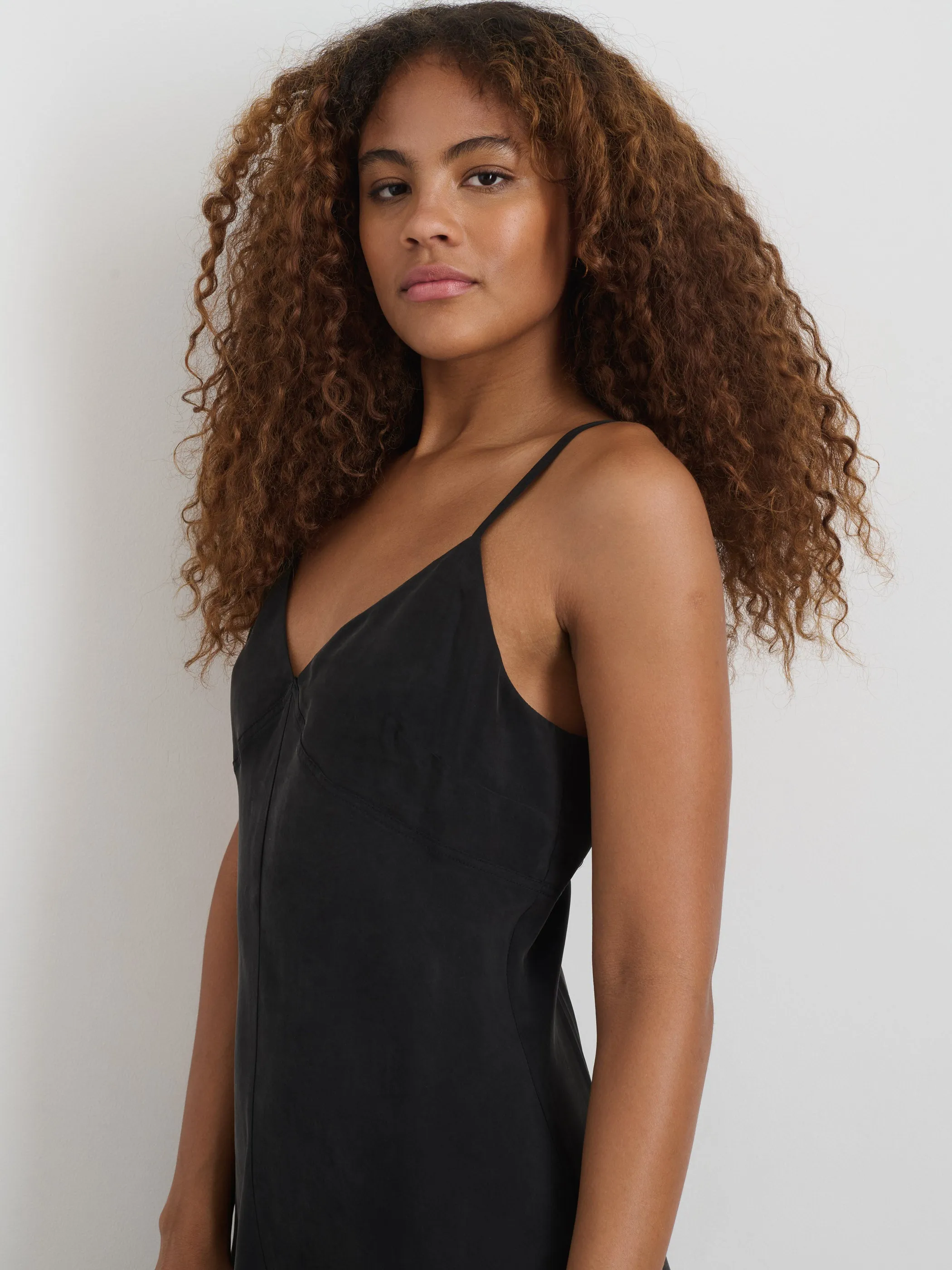 Carly Cami Dress In Cupro sold by Alex Mill product image thumbnail 4