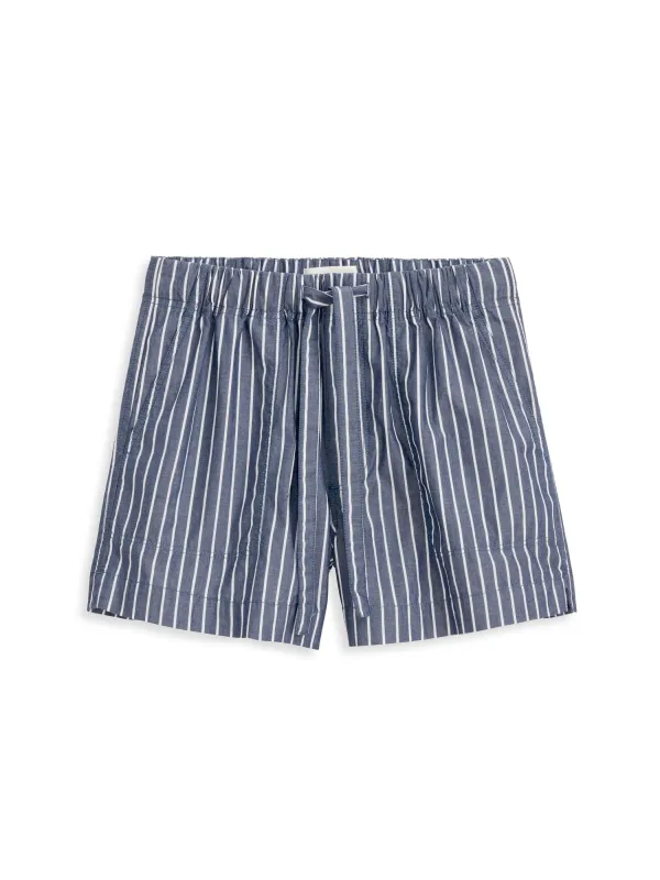 Montauk Short In Striped Cotton sold by Alex Mill