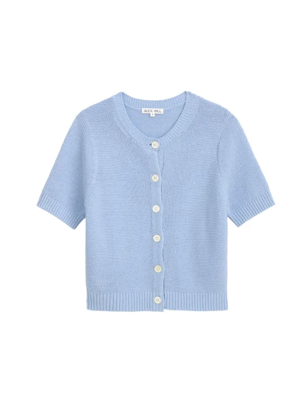 Elle Sweater In Cotton Linen sold by Alex Mill