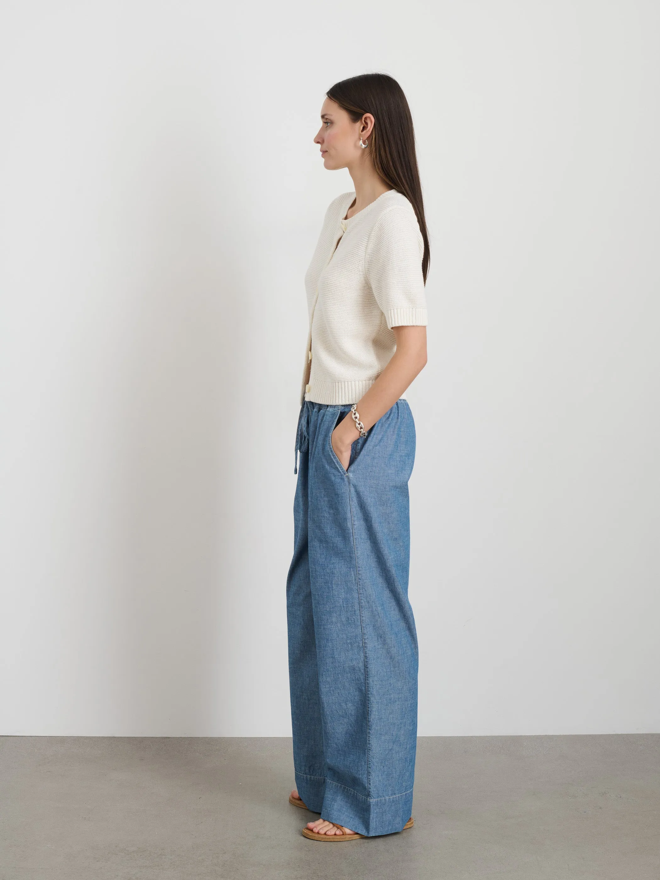 Elle Sweater In Cotton Linen sold by Alex Mill product image thumbnail 5