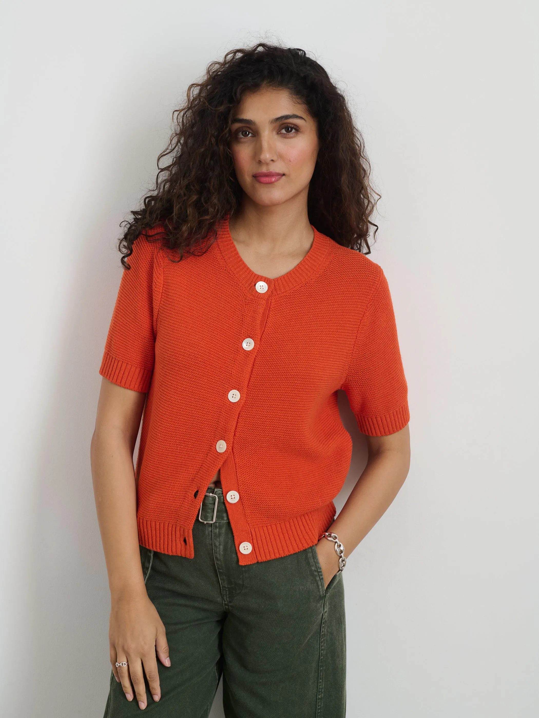 Elle Sweater In Cotton Linen sold by Alex Mill product image thumbnail 2