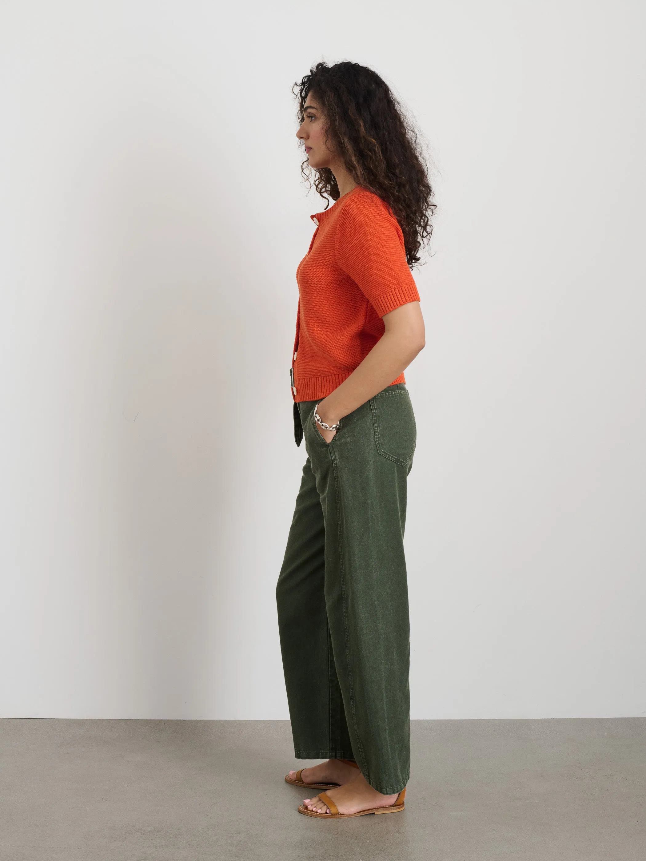 Elle Sweater In Cotton Linen sold by Alex Mill product image thumbnail 4