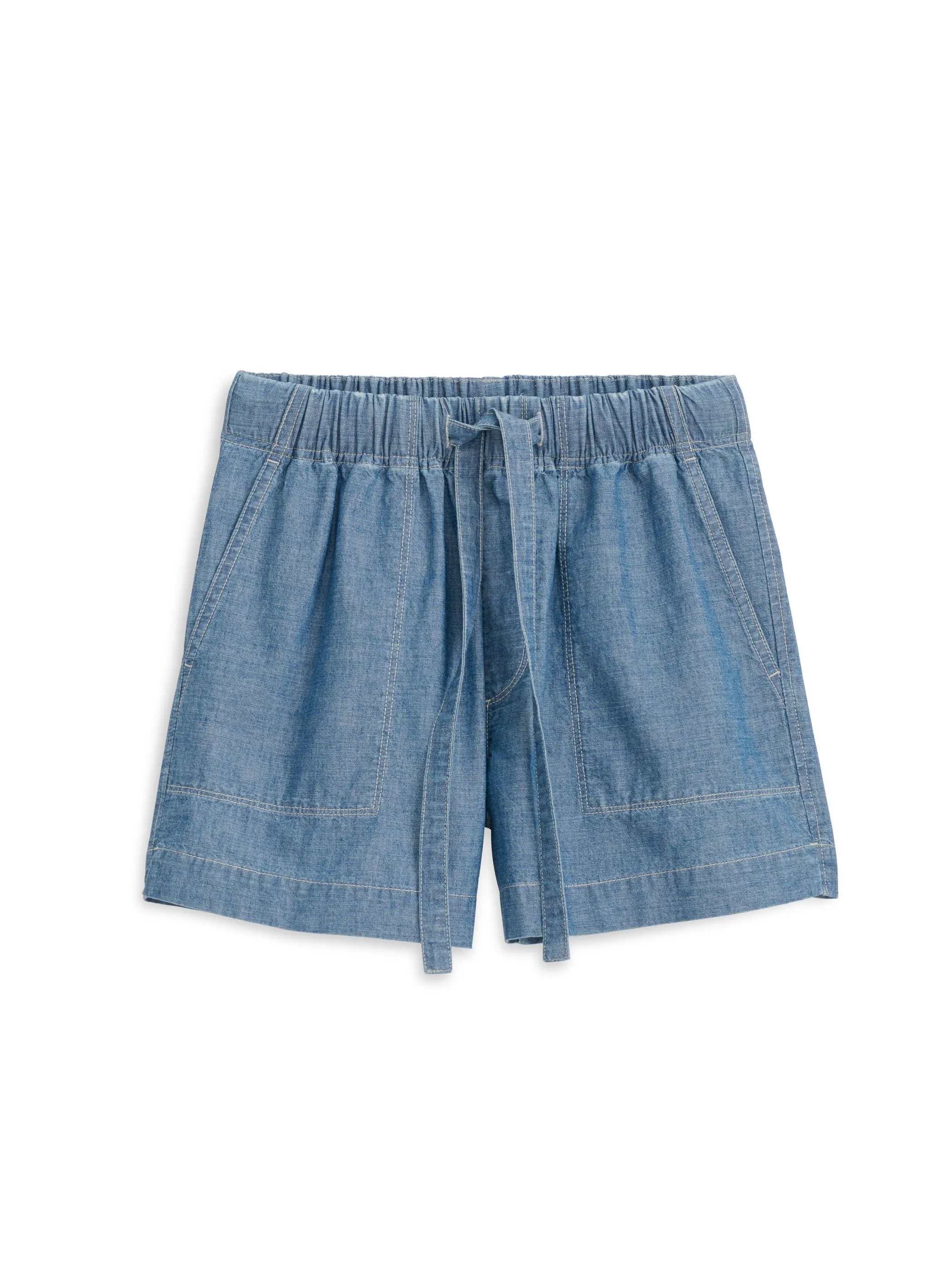 Montauk Short In Chambray sold by Alex Mill