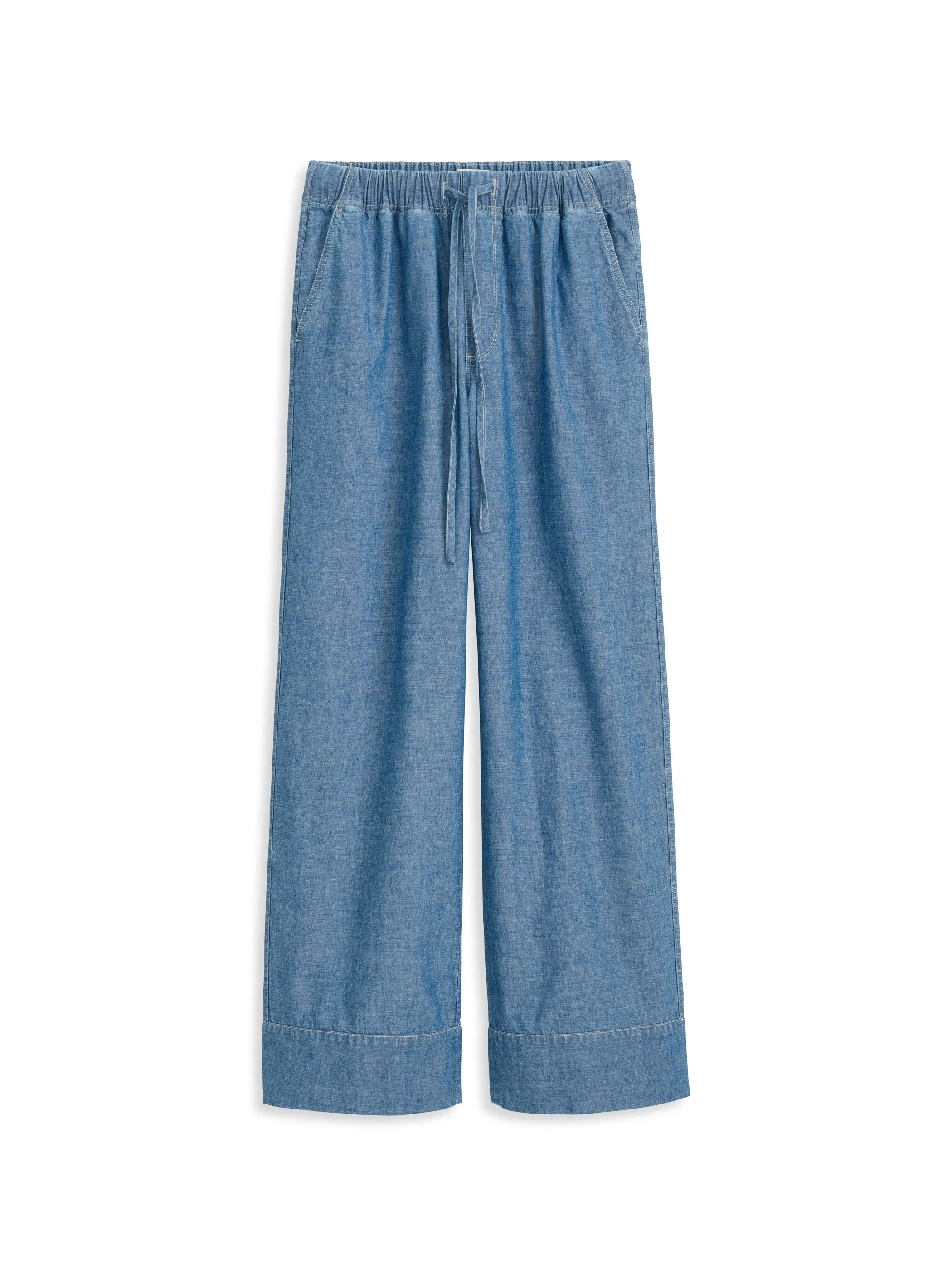 Riley Pant In Chambray sold by Alex Mill