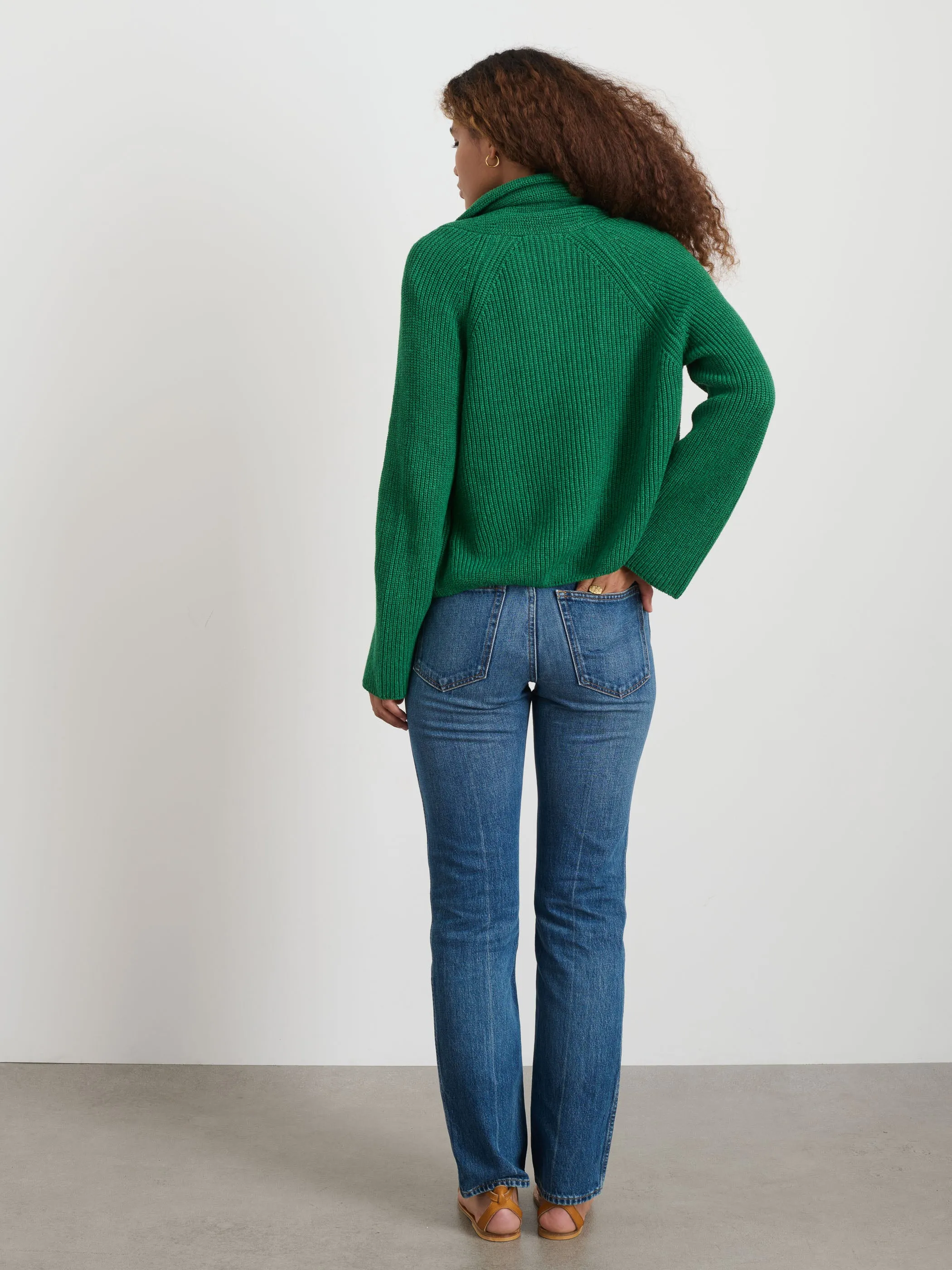Marseille Cardigan In Cotton Linen sold by Alex Mill product image thumbnail 5