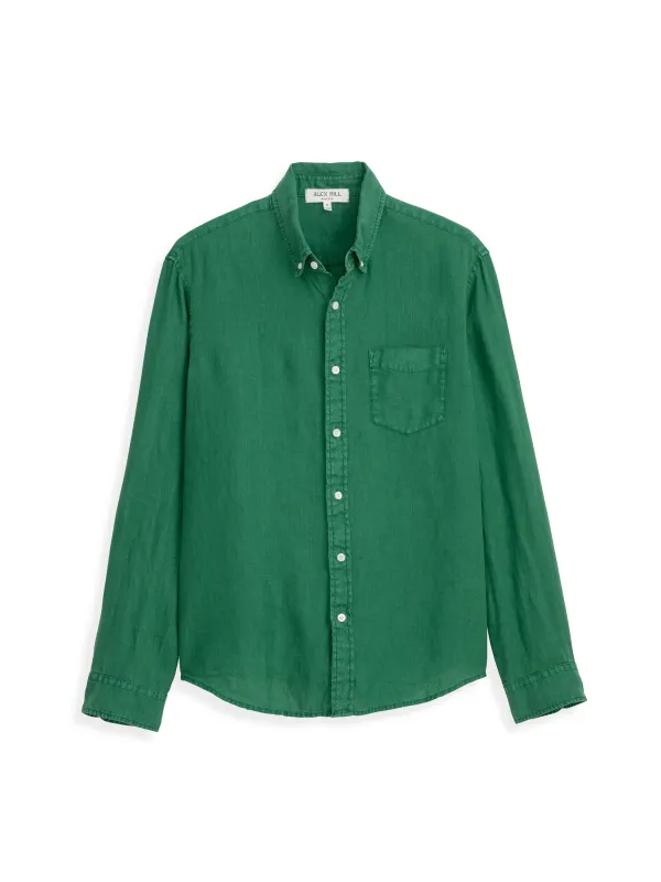 Mill Shirt in Linen sold by Alex Mill