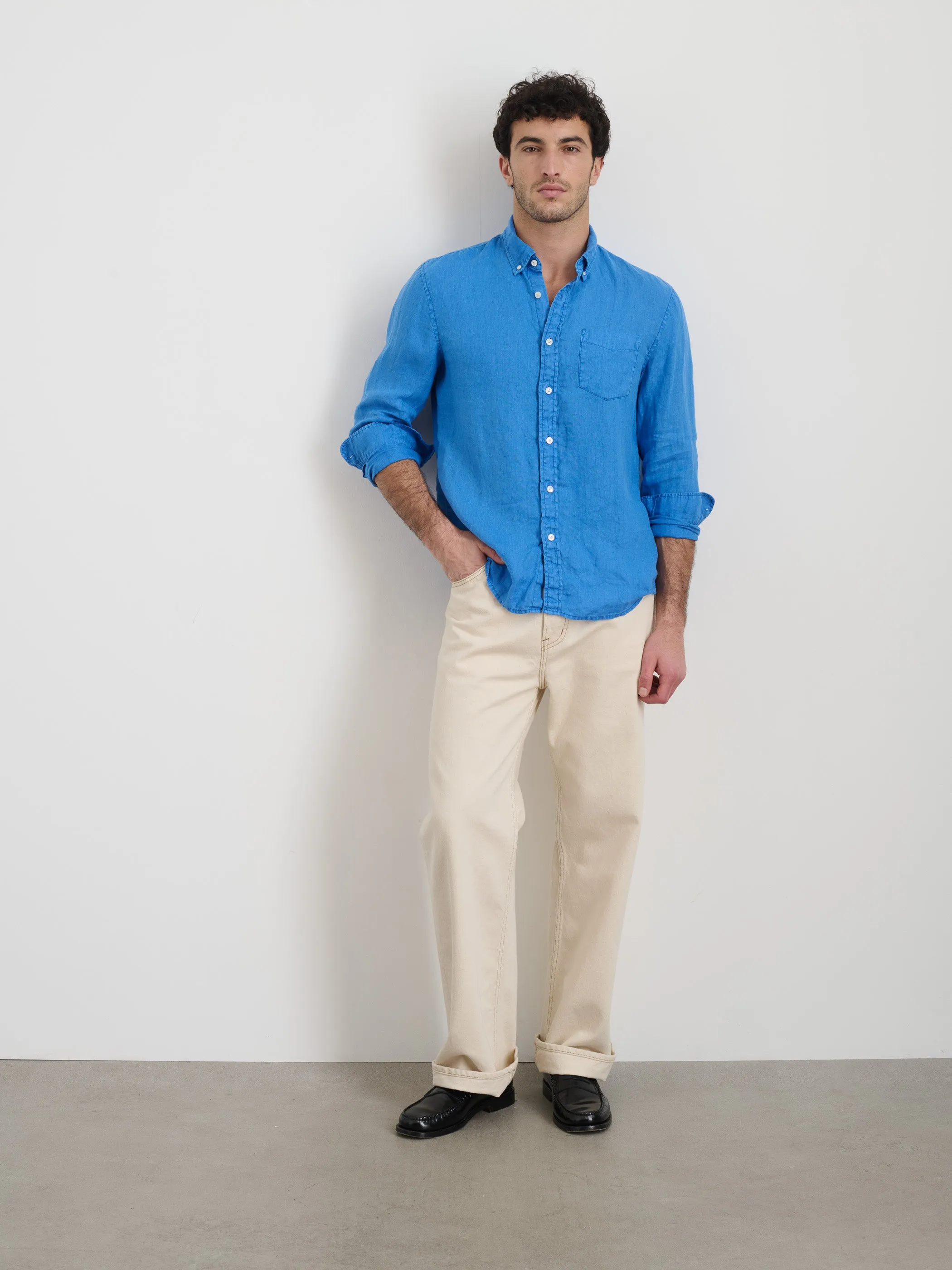Mill Shirt in Linen sold by Alex Mill product image thumbnail 3