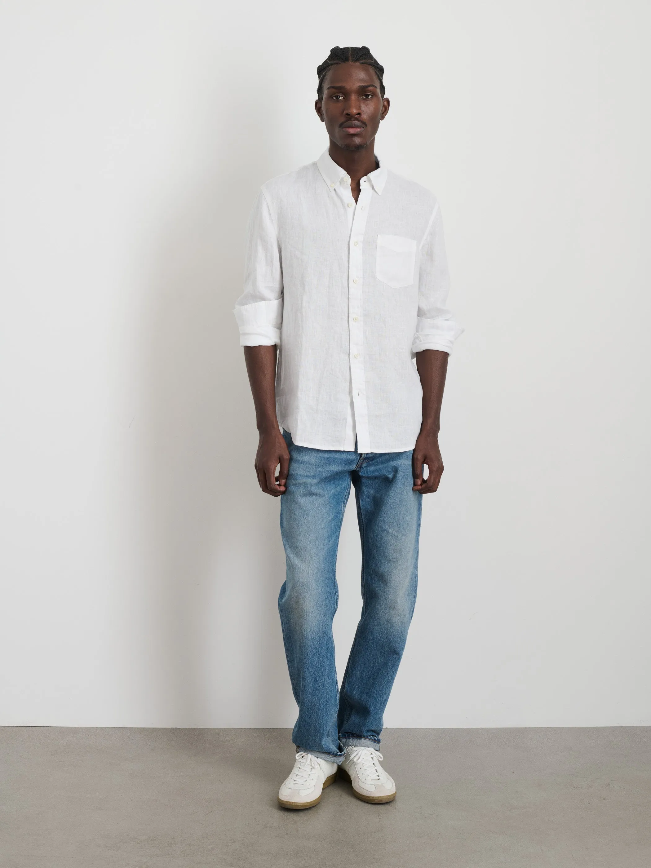 Mill Shirt In Linen sold by Alex Mill product image thumbnail 3