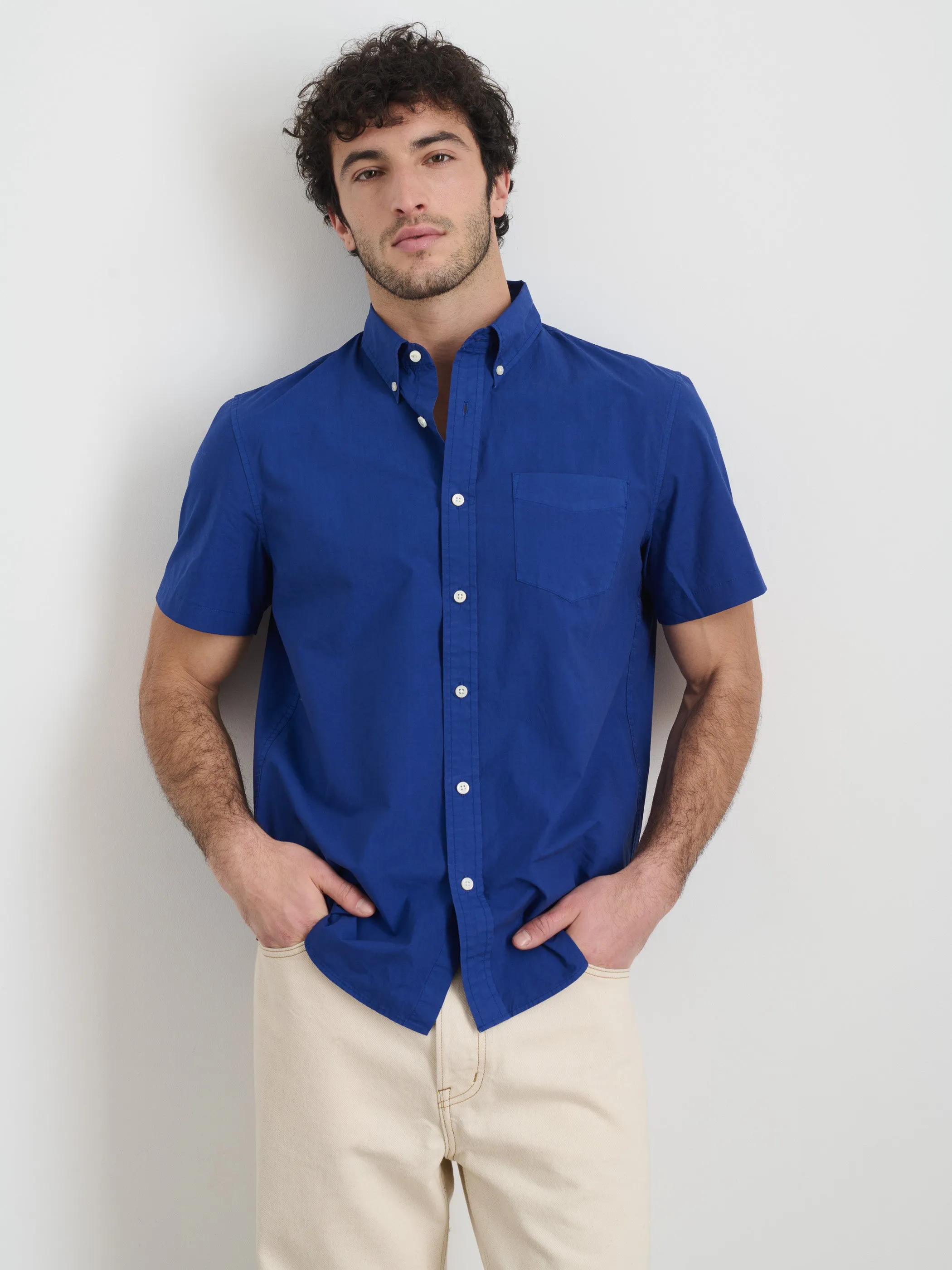 Short Sleeve Mill Shirt in Cotton sold by Alex Mill product image thumbnail 2
