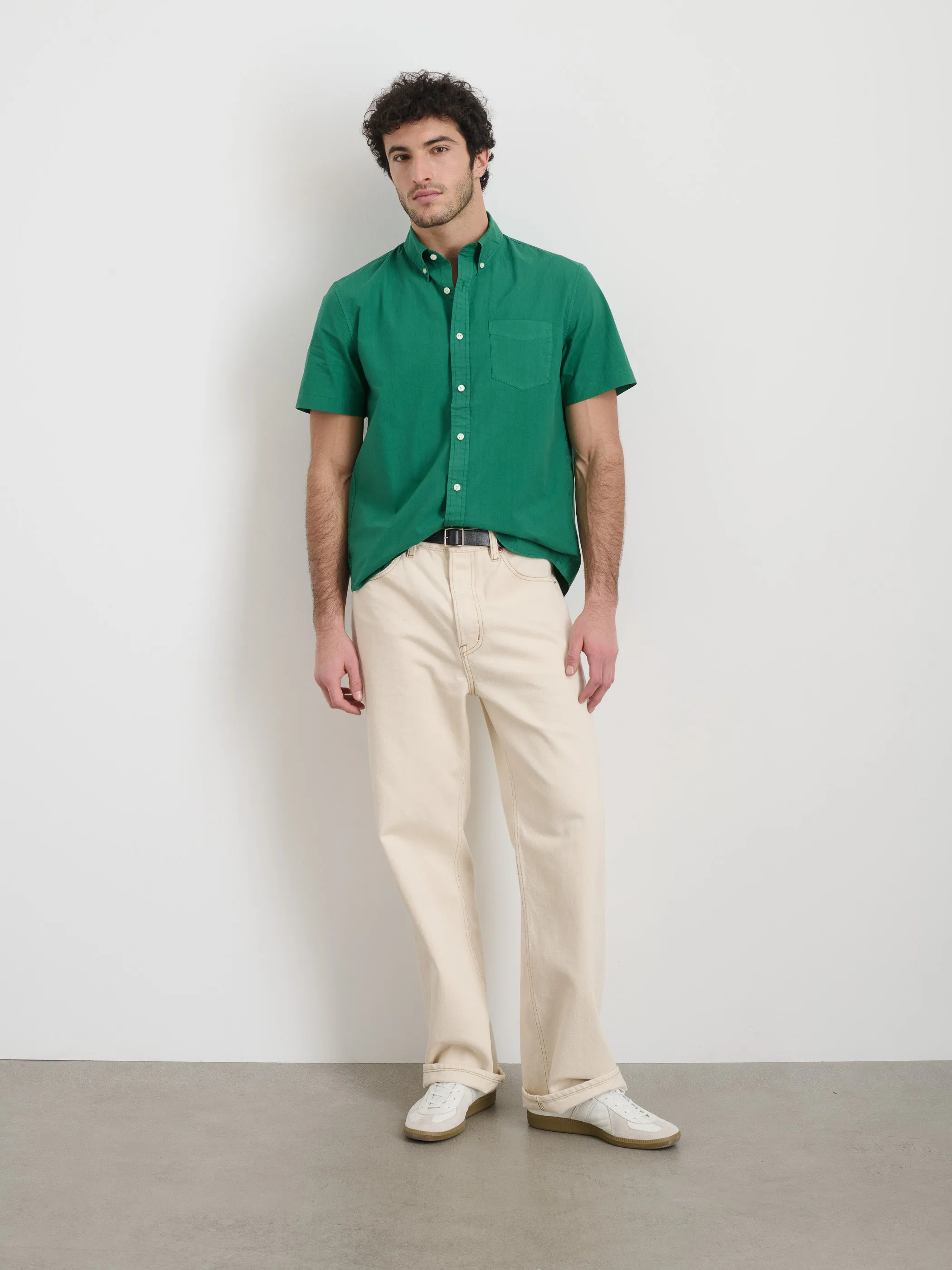Short Sleeve Mill Shirt in Cotton sold by Alex Mill product image thumbnail 3