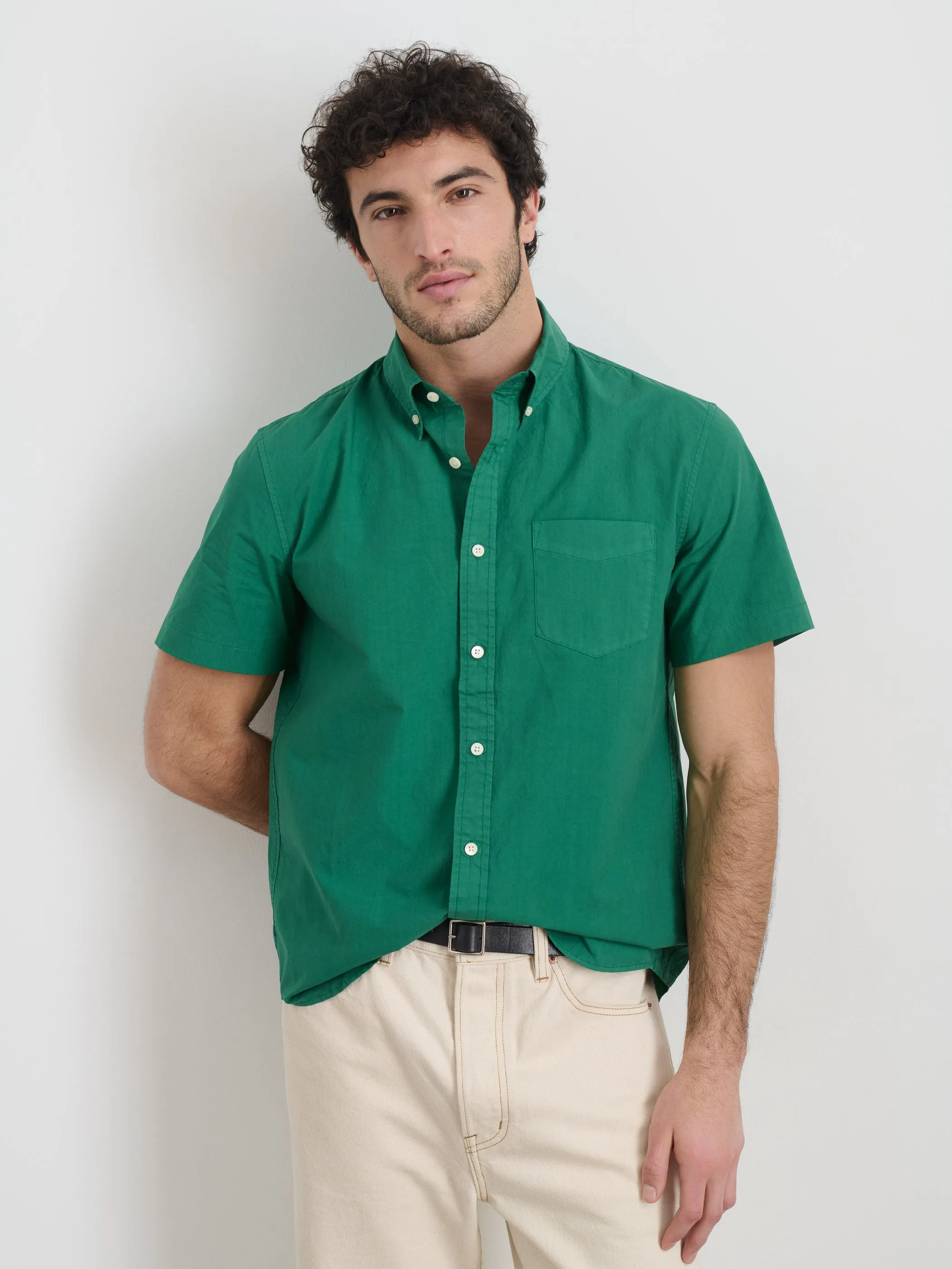 Short Sleeve Mill Shirt in Cotton sold by Alex Mill product image thumbnail 2