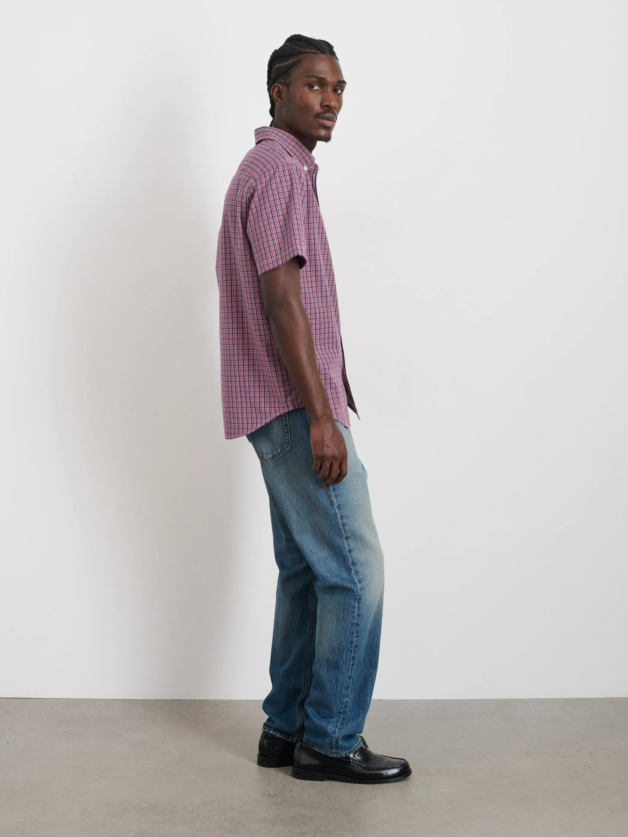 Short Sleeve Mill Shirt In Madras sold by Alex Mill product image thumbnail 4