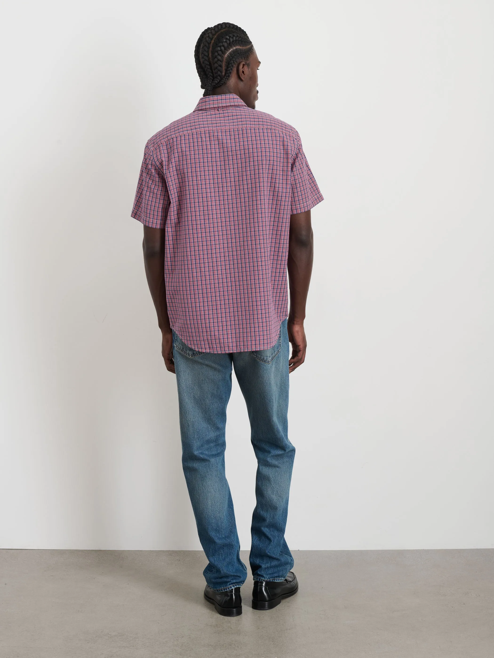 Short Sleeve Mill Shirt In Madras sold by Alex Mill product image thumbnail 5