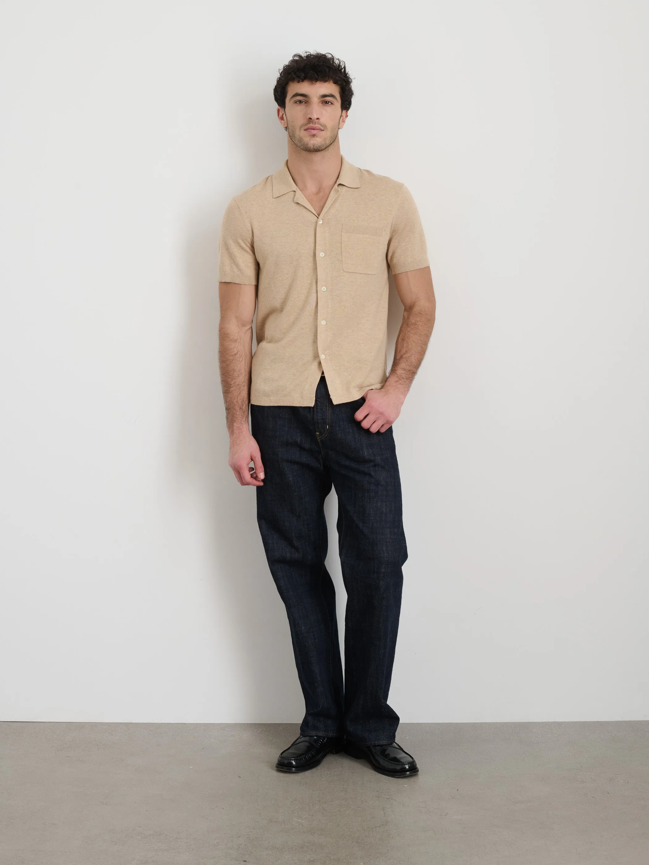 Aldrich Knit Shirt in Hemp Cotton sold by Alex Mill product image thumbnail 3