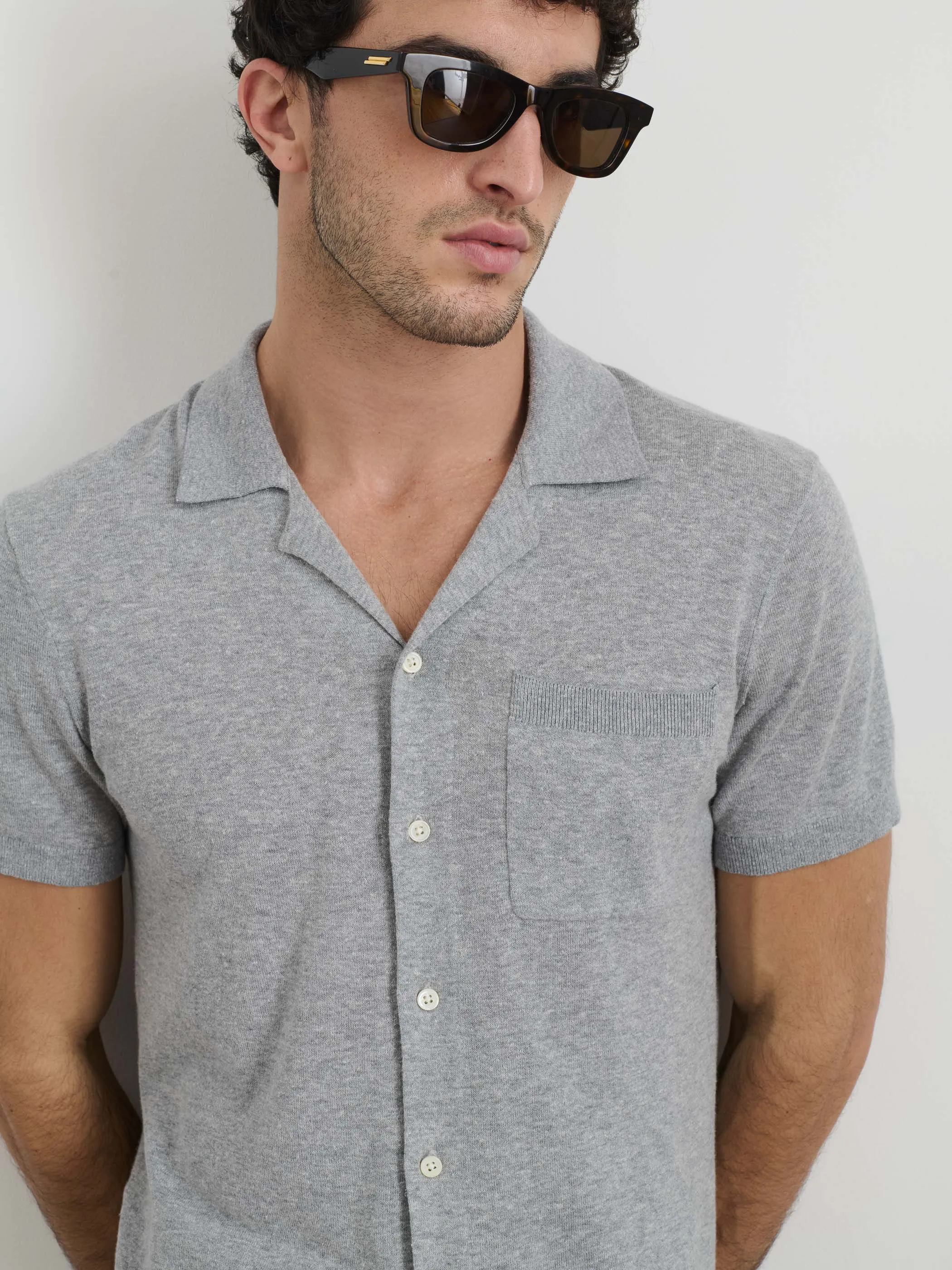 Aldrich Knit Shirt in Hemp Cotton sold by Alex Mill product image thumbnail 3