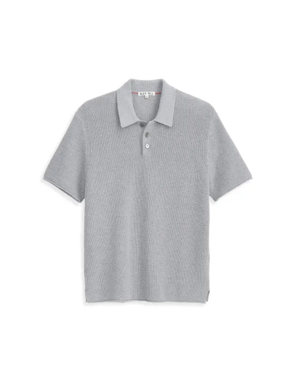 Eastwood Polo in Cotton Linen sold by Alex Mill