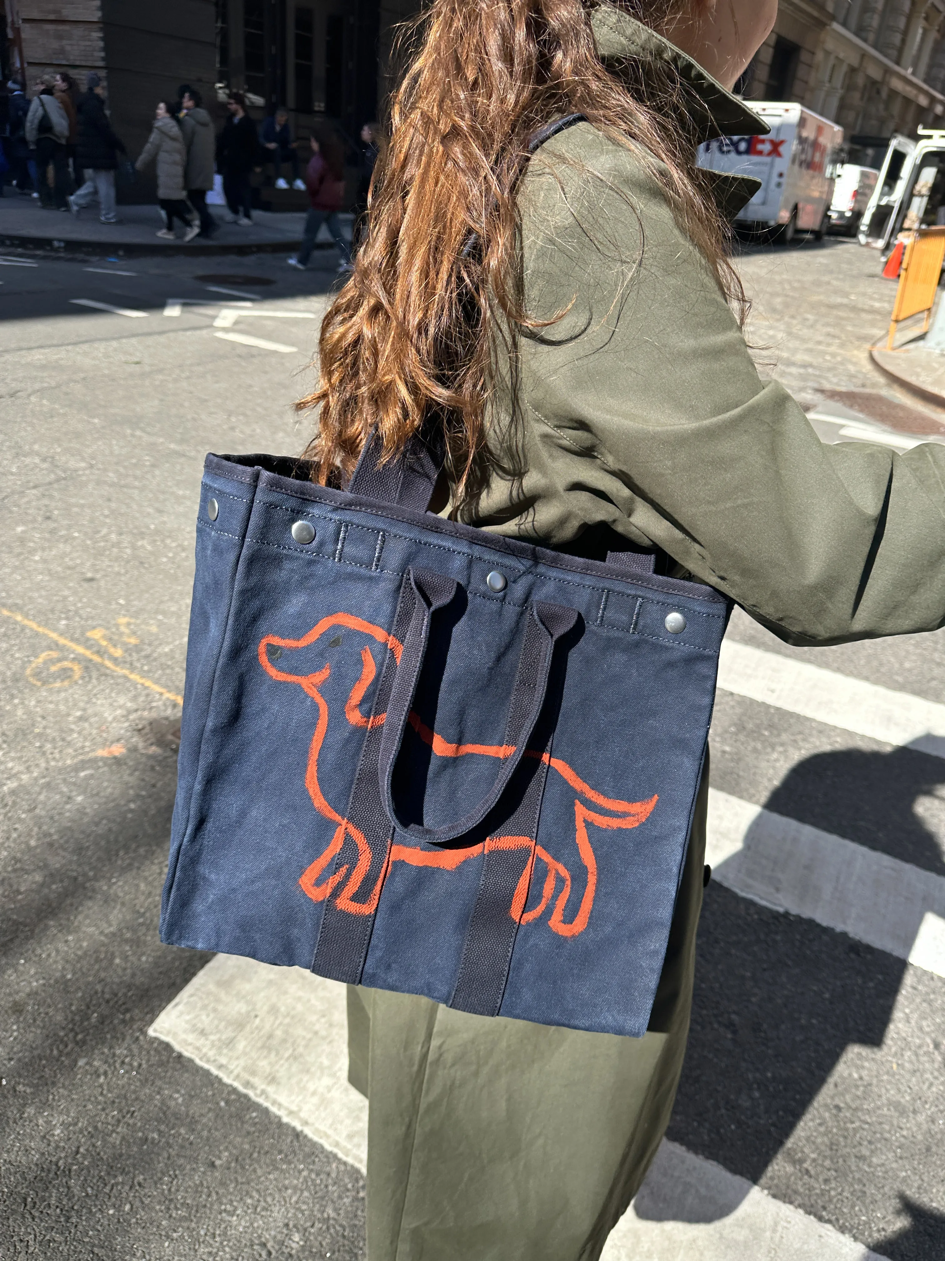The Perfect Weekday Dog Tote sold by Alex Mill