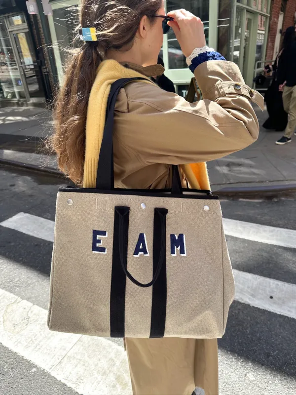 Painted Perfect Weekend Tote in Hemp Canvas sold by Alex Mill