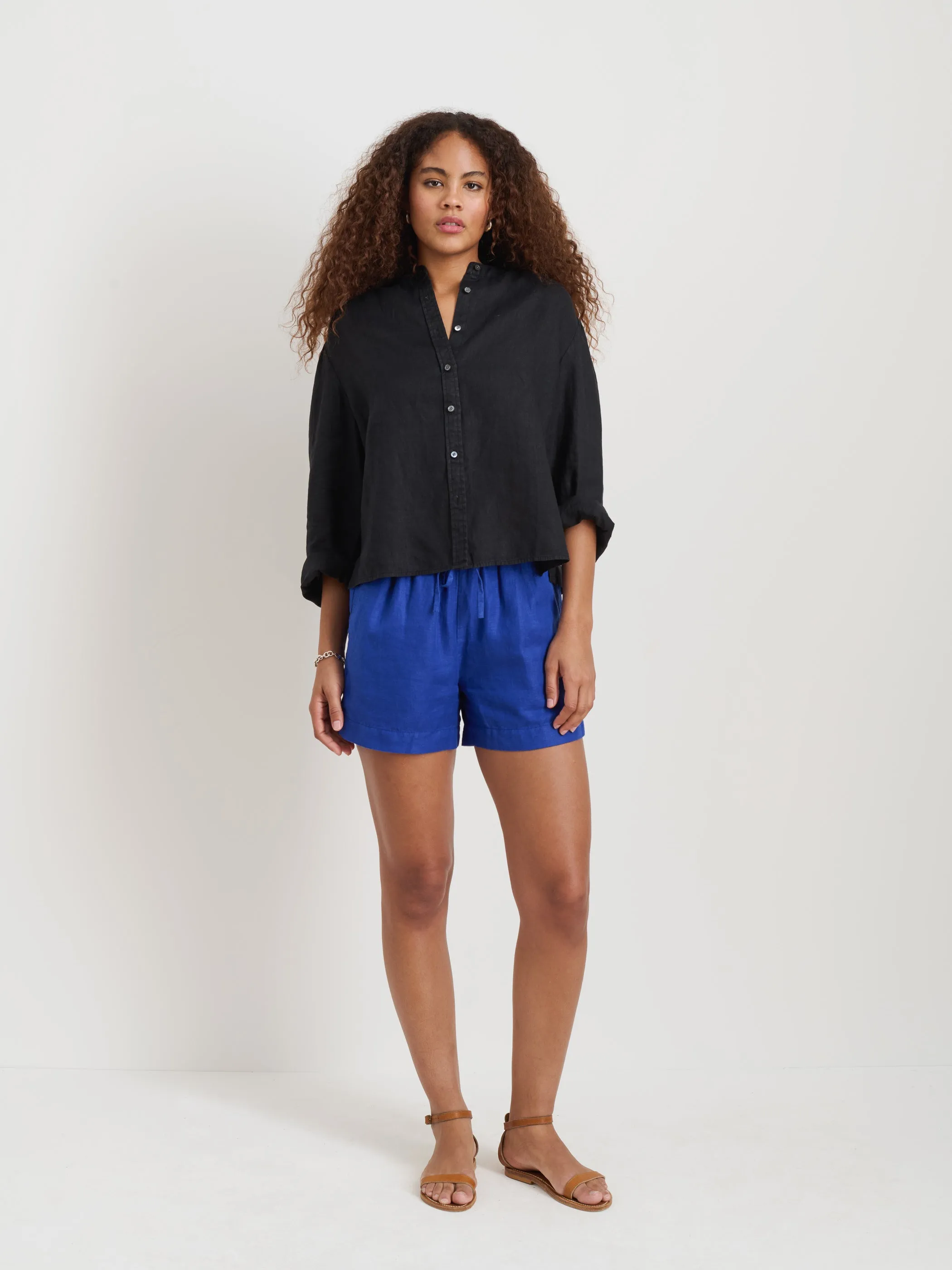 Ali Top In Linen sold by Alex Mill product image thumbnail 3