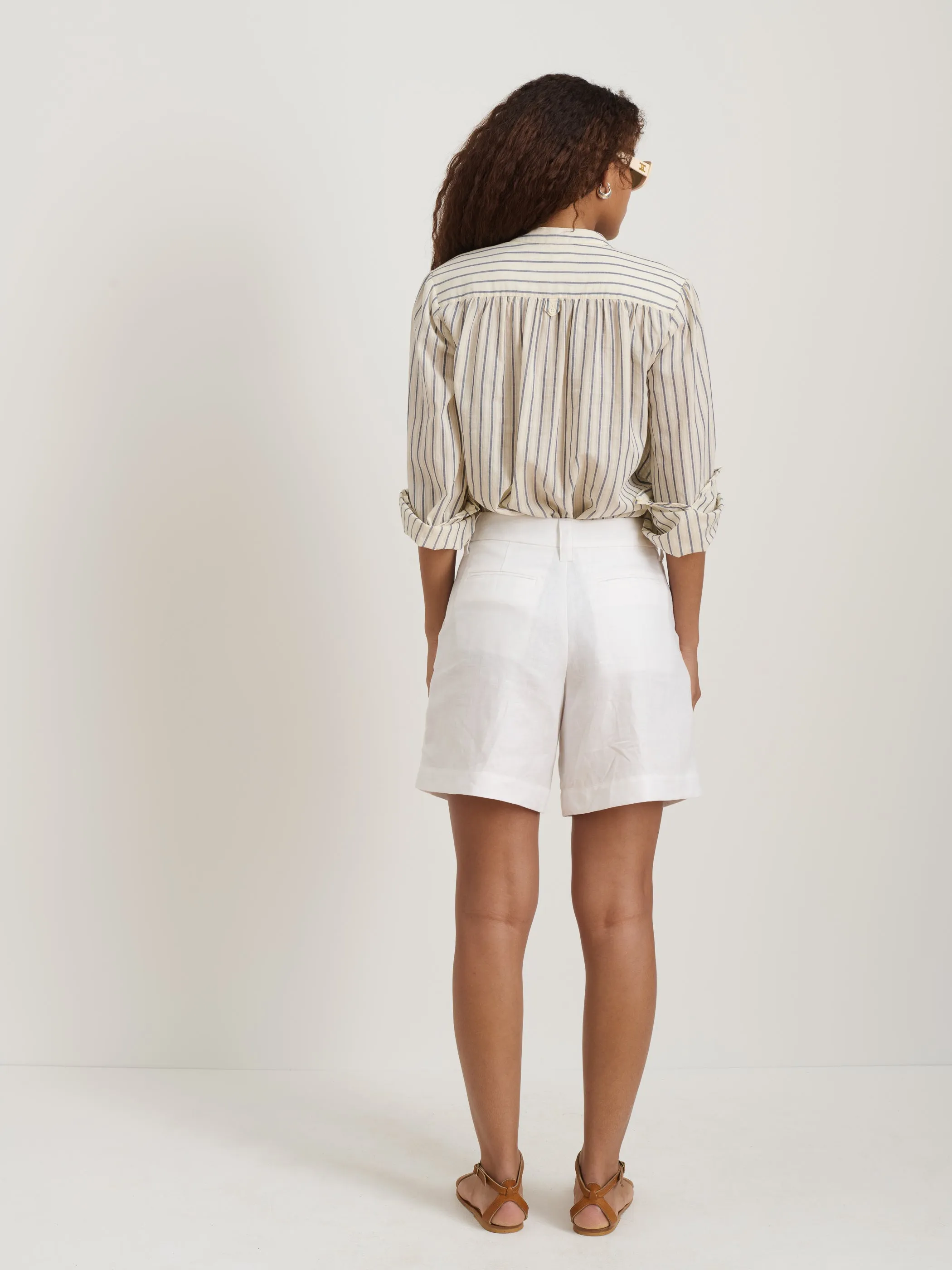 Ali Striped Top In Cotton Voile sold by Alex Mill product image thumbnail 5