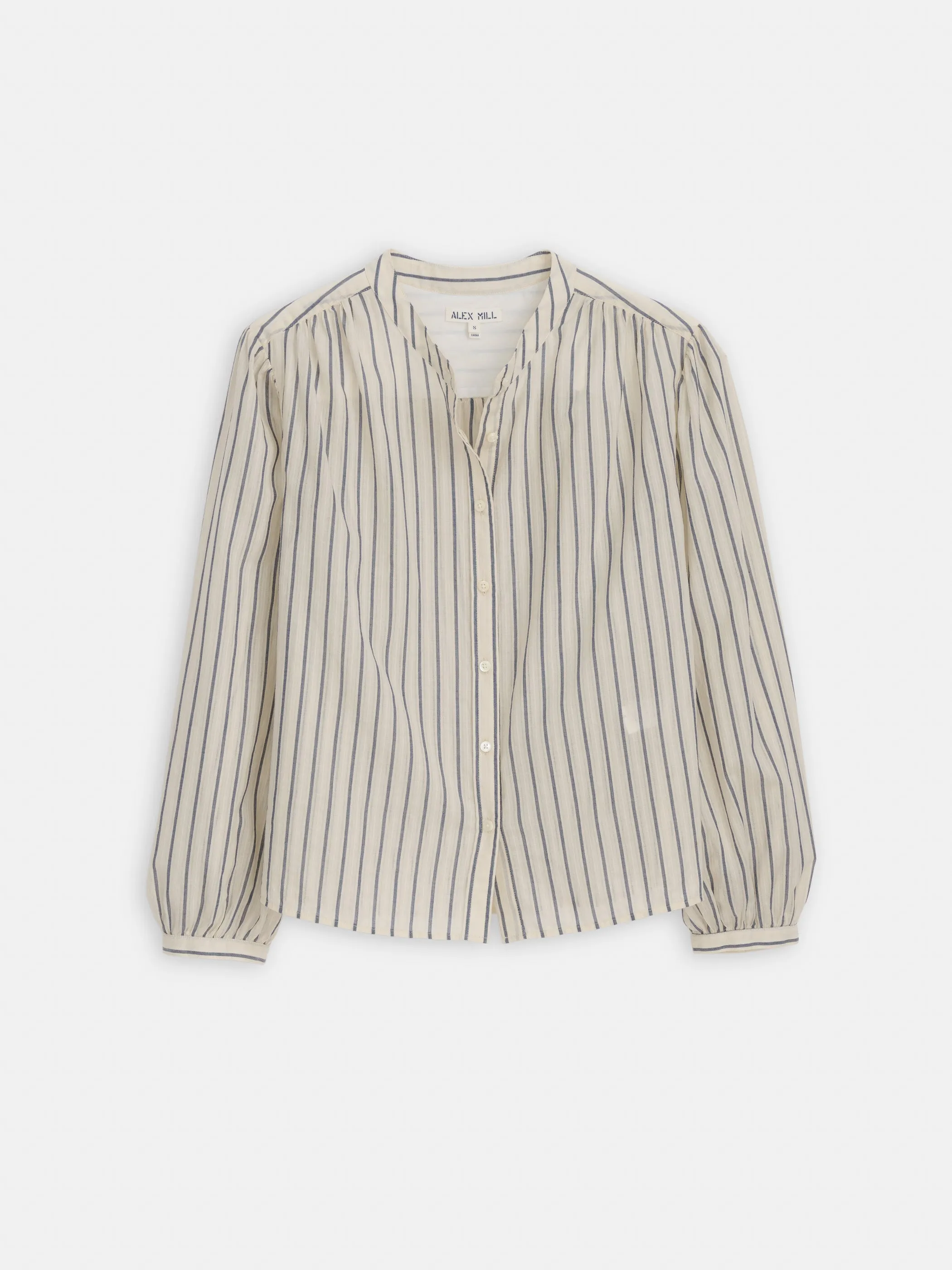 Ali Striped Top In Cotton Voile sold by Alex Mill
