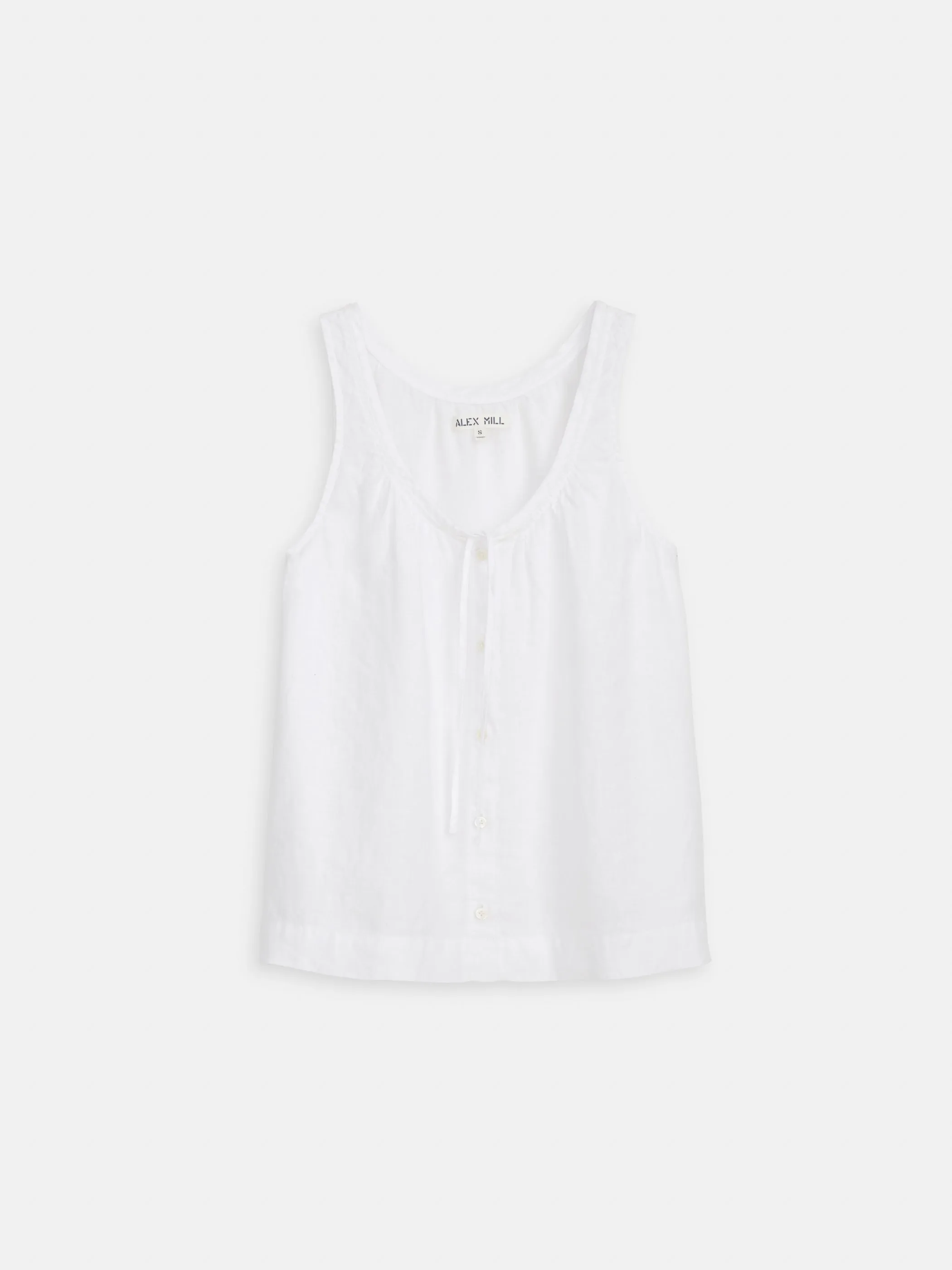 Sidney Top In Linen sold by Alex Mill