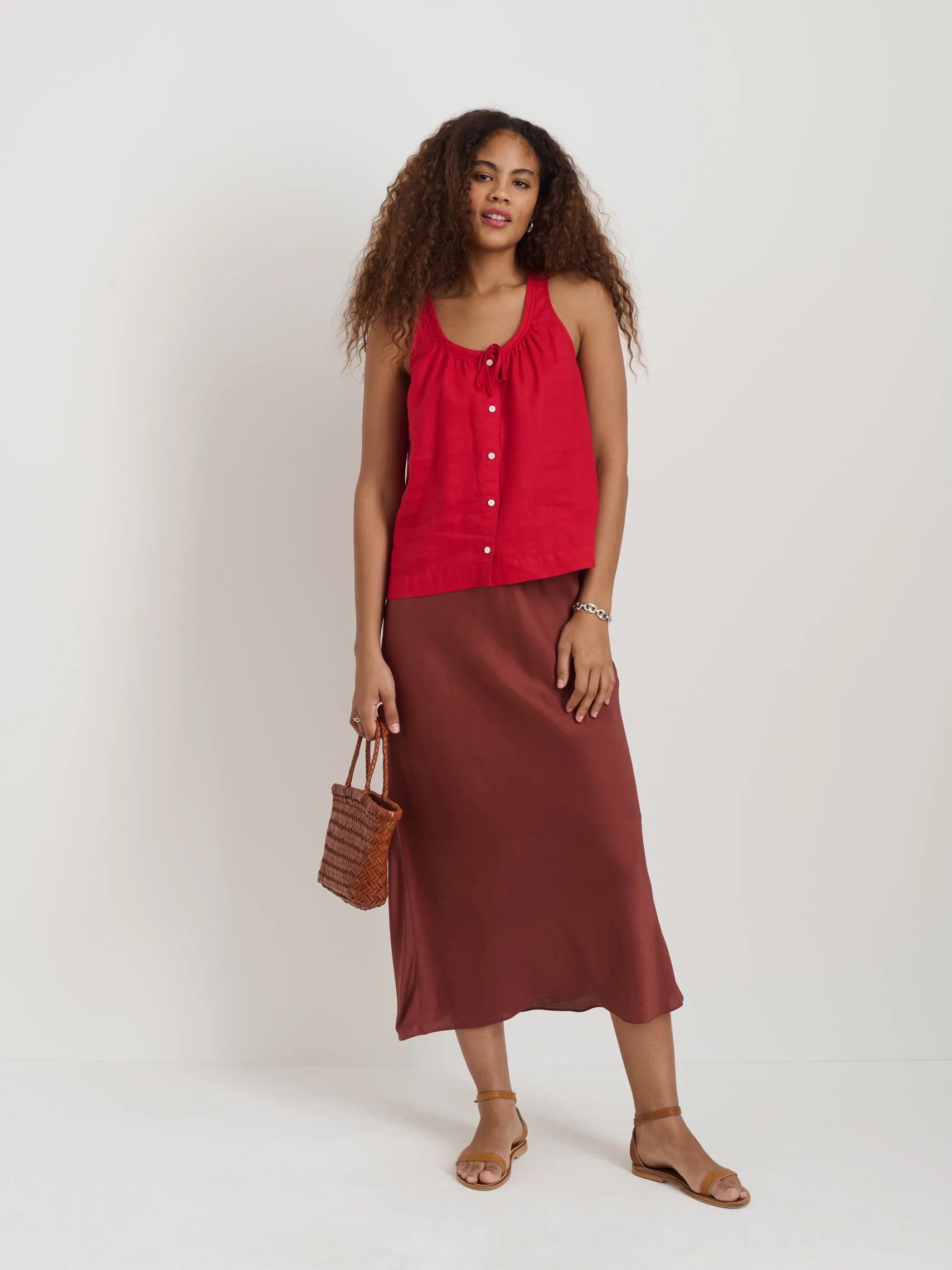 Sidney Top In Linen sold by Alex Mill product image thumbnail 2