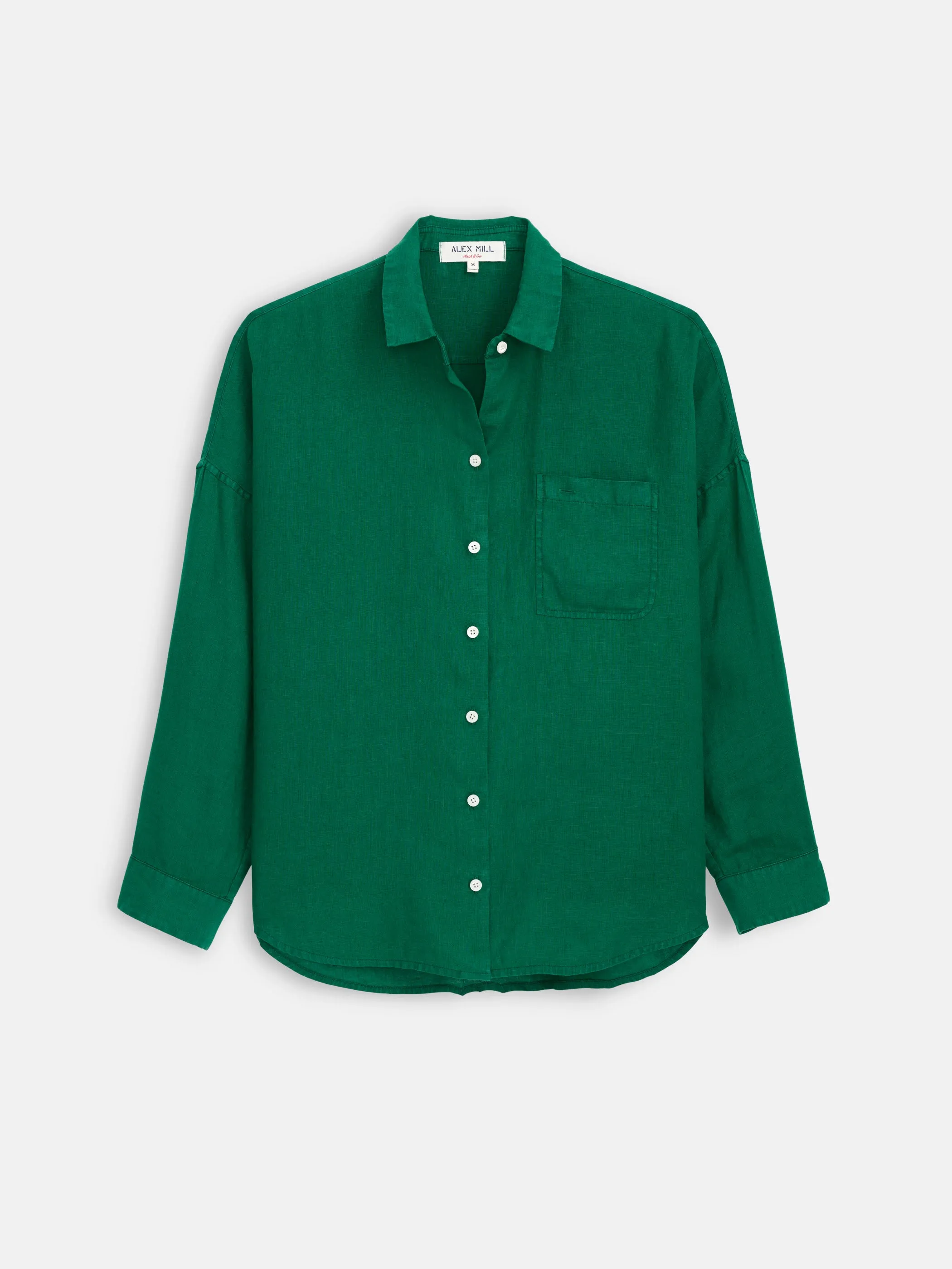 Jo Shirt In Linen sold by Alex Mill