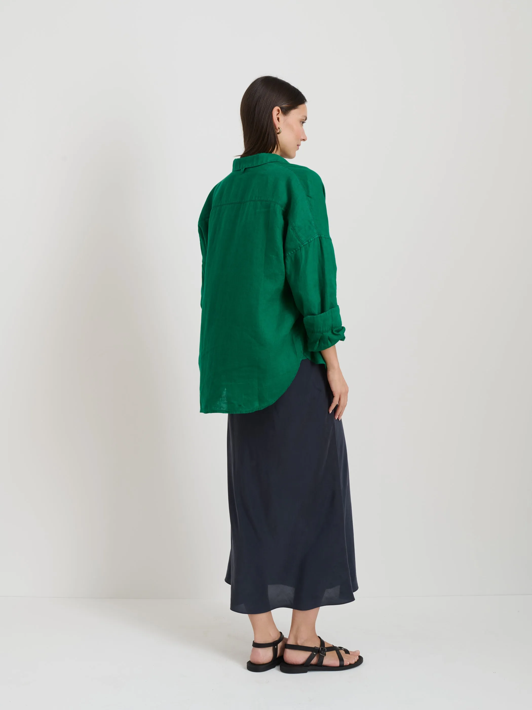 Jo Shirt In Linen sold by Alex Mill product image thumbnail 5