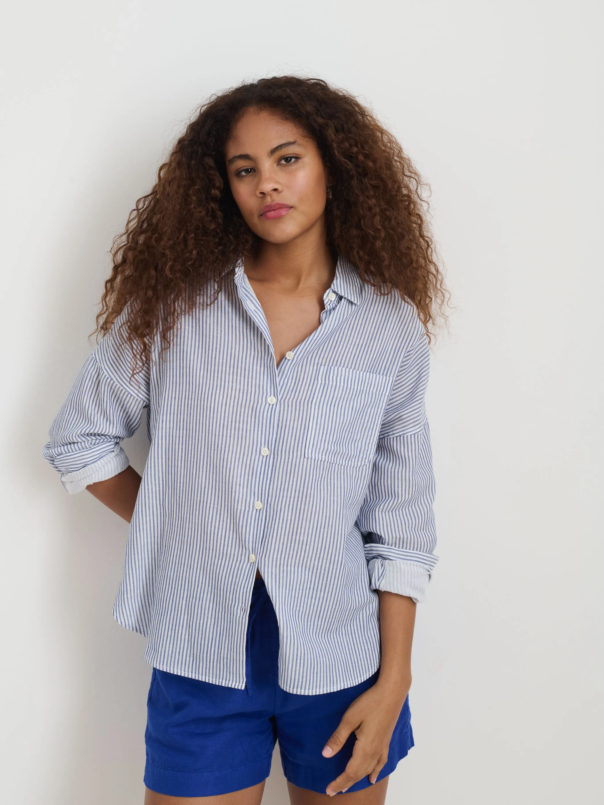 Jo Shirt In Double Gauze sold by Alex Mill product image thumbnail 2