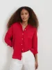 Jo Shirt In Linen sold by Alex Mill