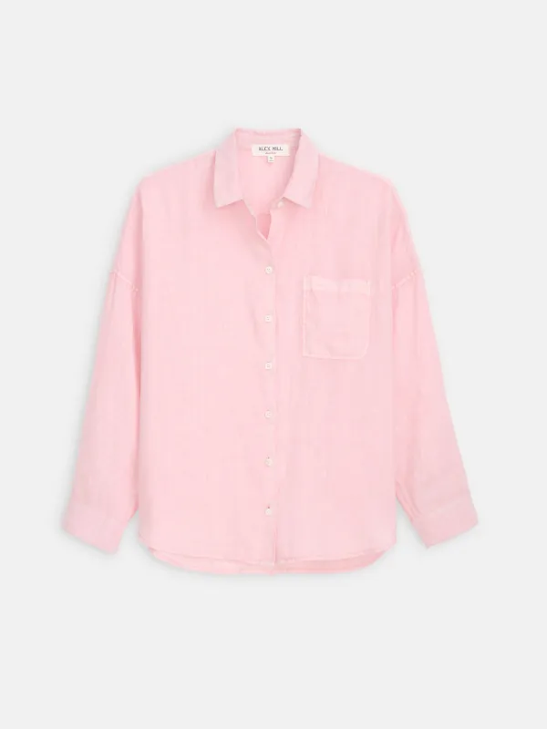 Jo Shirt In Linen sold by Alex Mill
