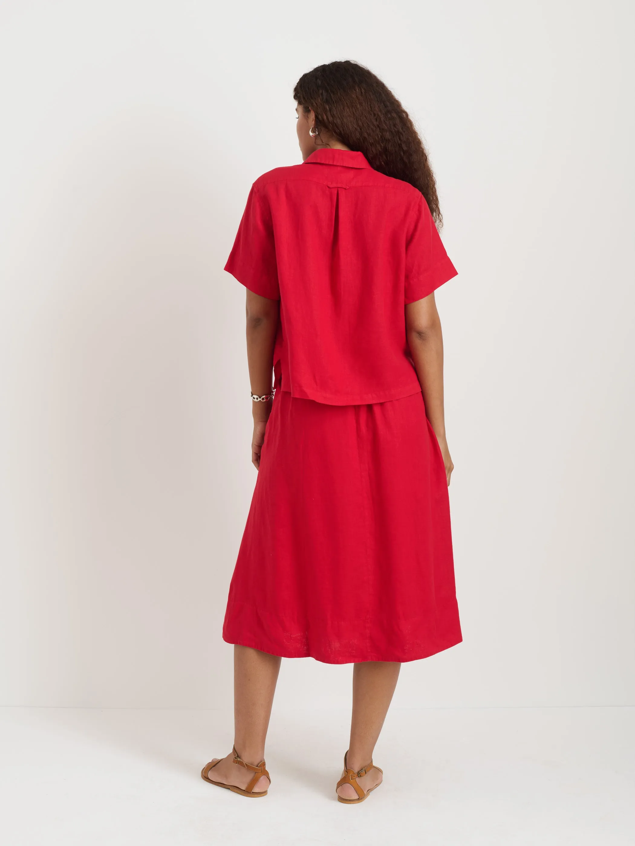 Maddie Skirt in Linen sold by Alex Mill product image thumbnail 5